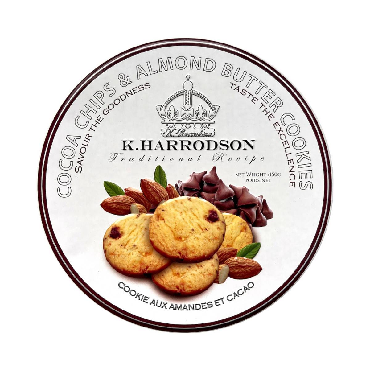 K Harrodson Cocoa And Almond Butter Cookies NTUC FairPrice