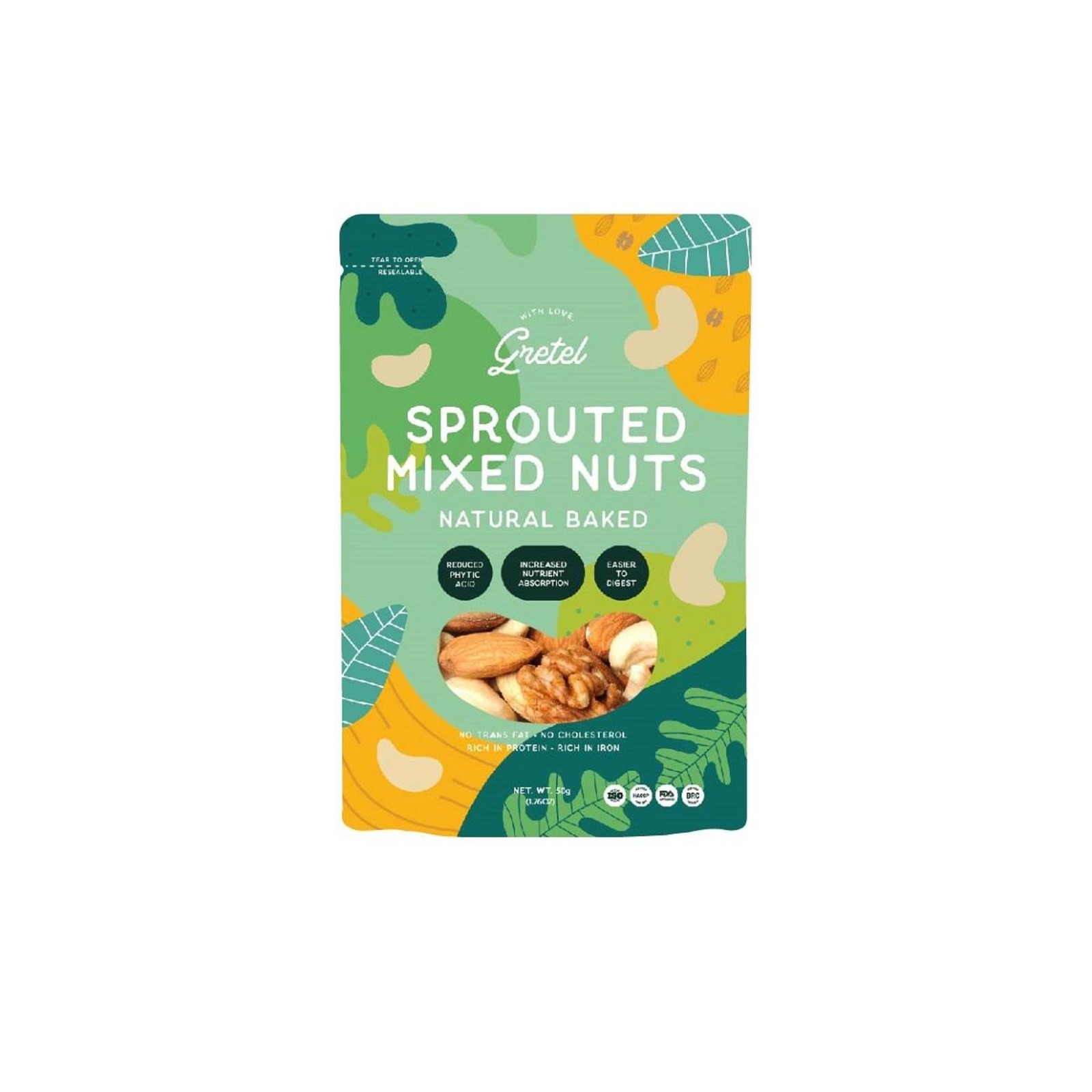 Gretel Sprouted Mixed Nuts (Natural)