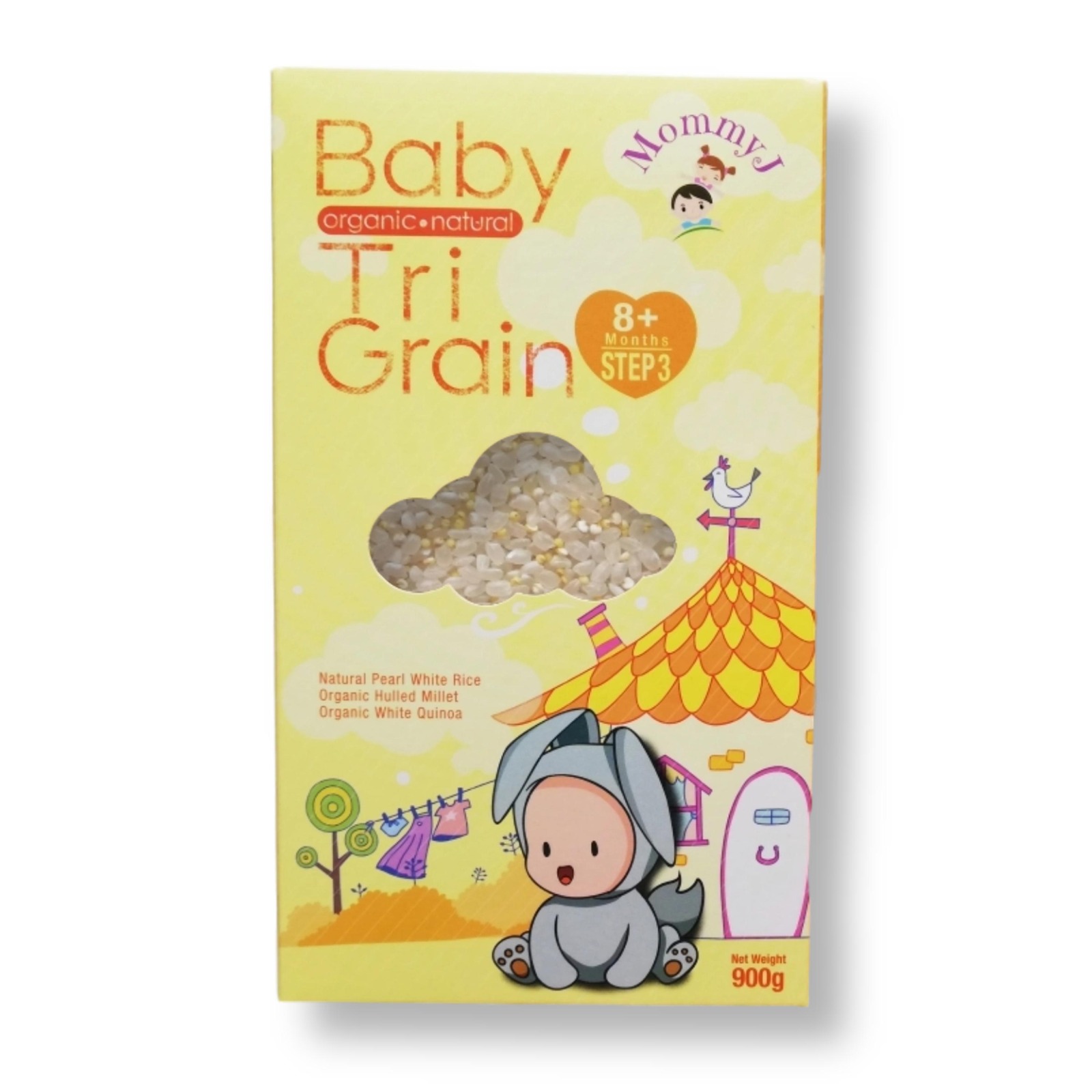 MommyJ Step 3 Organic Natural Tri-Grain