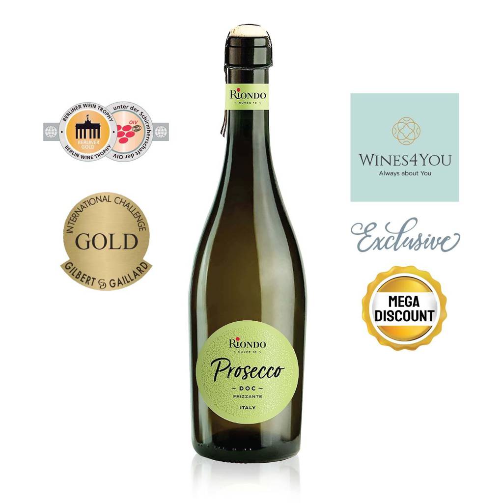 Riondo Cuvee 18 Prosecco Frizzante Spago Italy Sparkling Wine NTUC