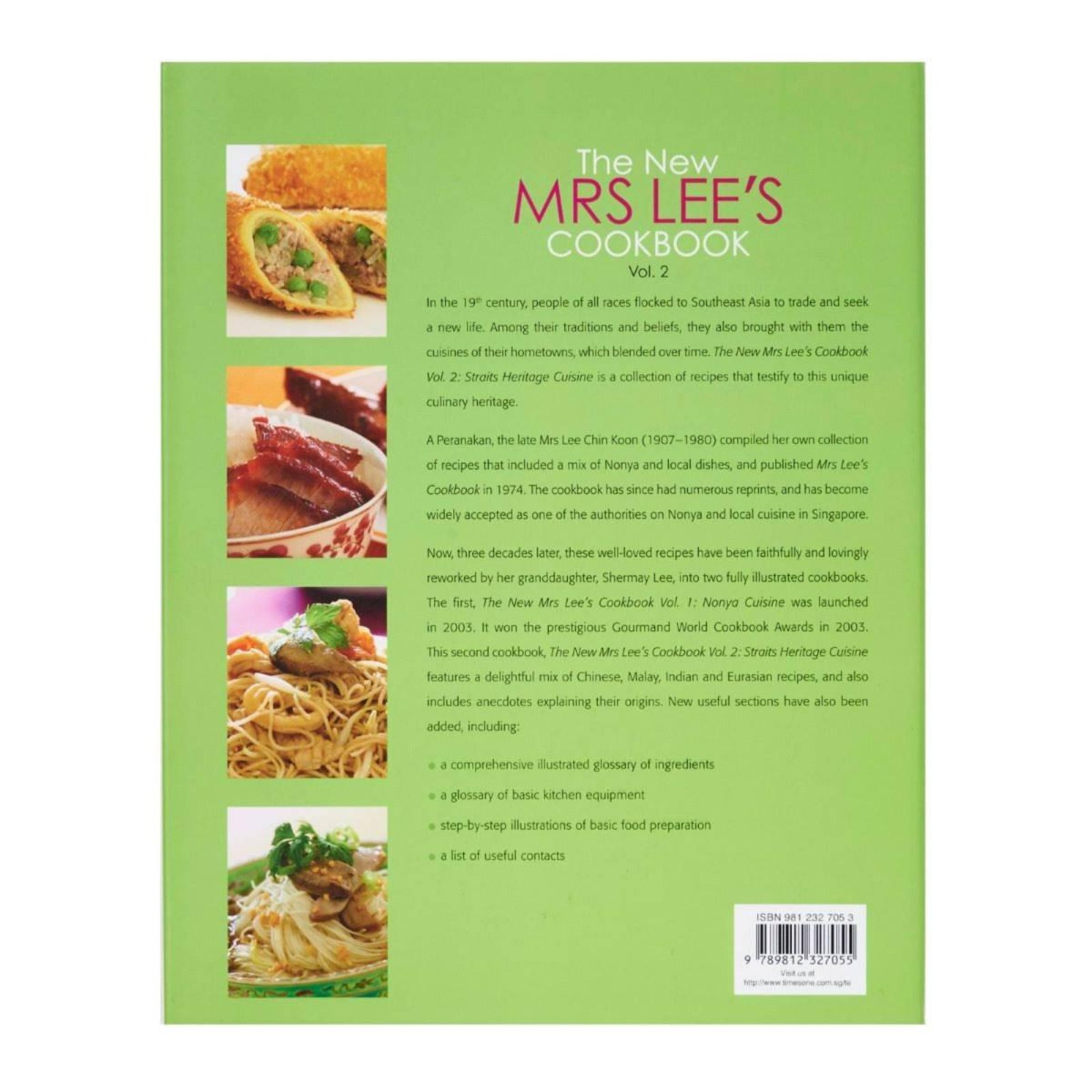 Mrs. Lee’s Cookbook, by Mrs. Lee Chin Koon, Nonya Recipes, Straits-born Chinese food ...