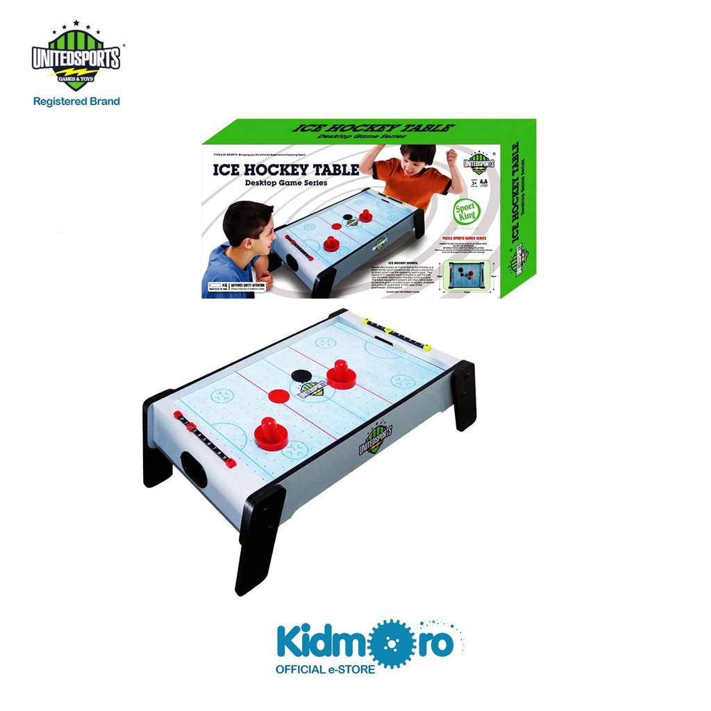 United Sports Wooden Air Hockey Table Game, 20inch, NTUC FairPrice