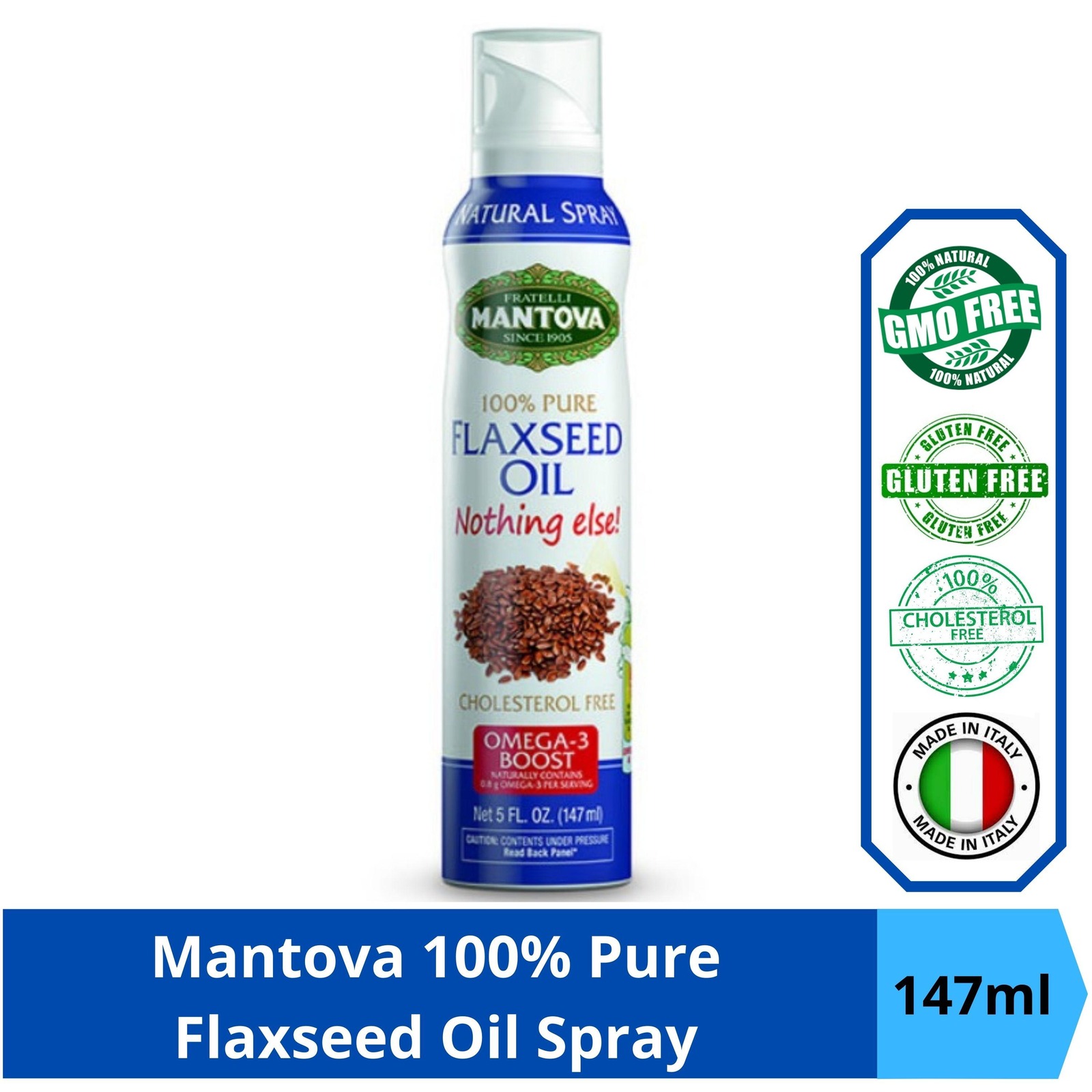 Mantova Pure Flaxseed Oil Spray NTUC FairPrice