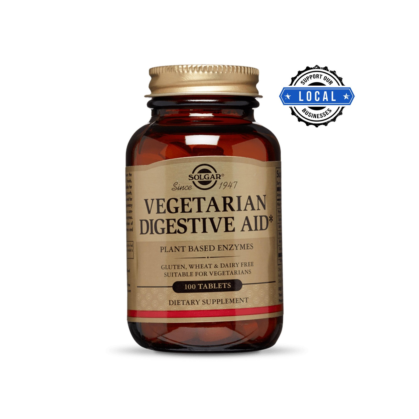 Solgar Vegetarian Digestive Aid, 100 Tabs | NTUC FairPrice