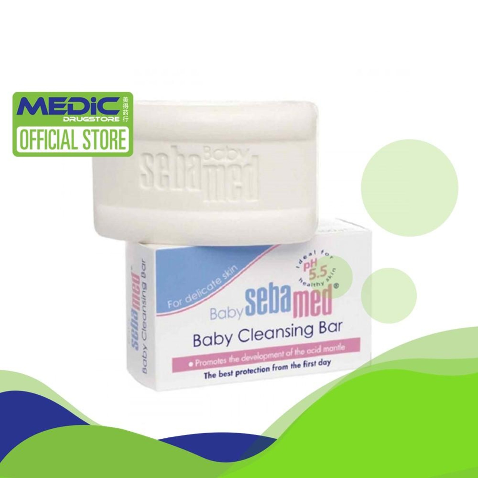 baby cleansing bar sebamed
