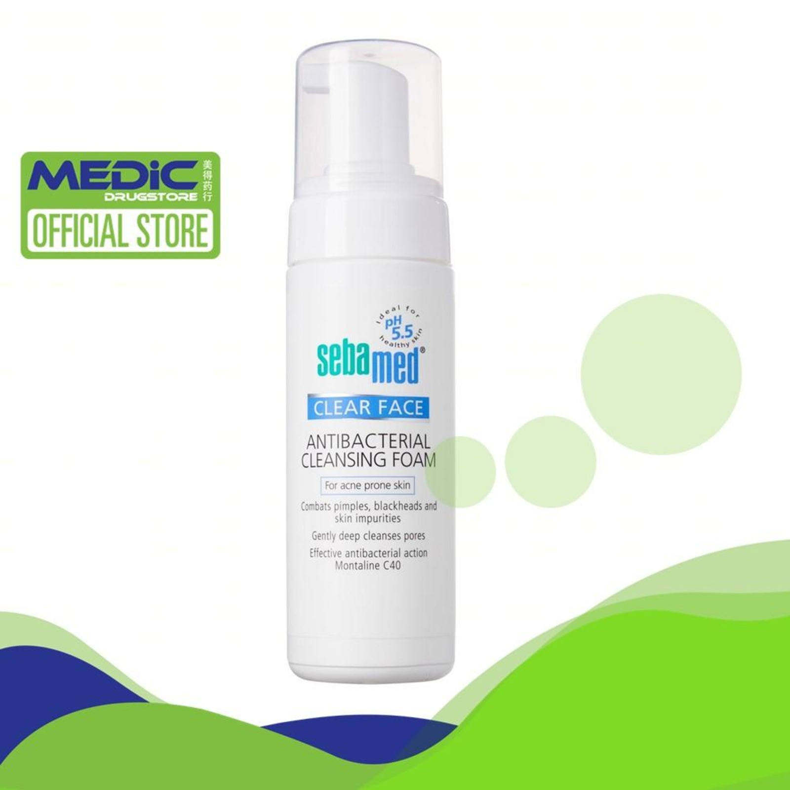 antibacterial cleansing foam