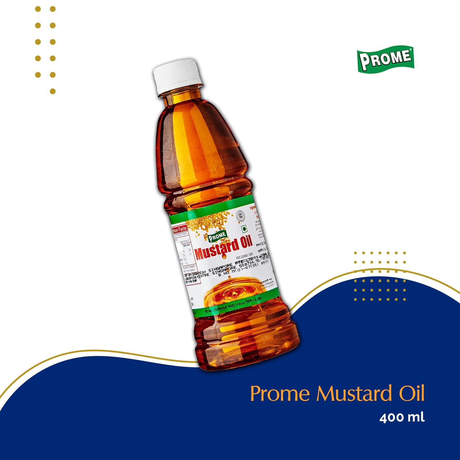 Prome Mustard Oil 400Ml By Dashmesh NTUC FairPrice