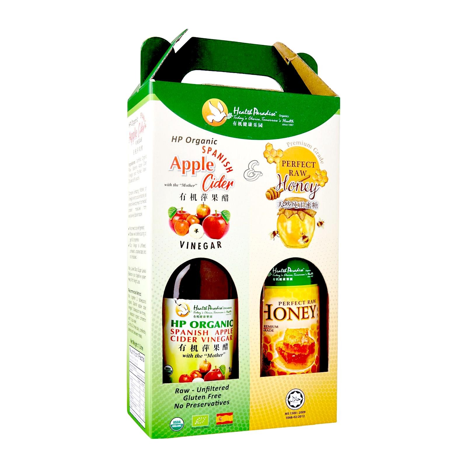 Health Paradise Organic Apple Cider With Perfect Raw Honey NTUC FairPrice