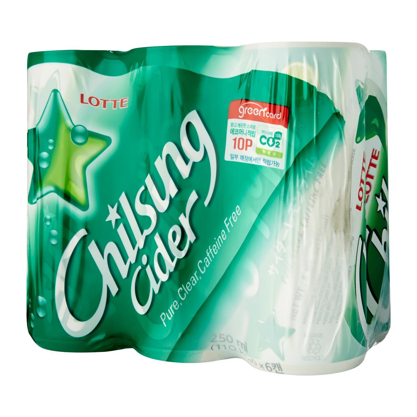 Lotte Chilsung Cider Lemon-Lime Soda
