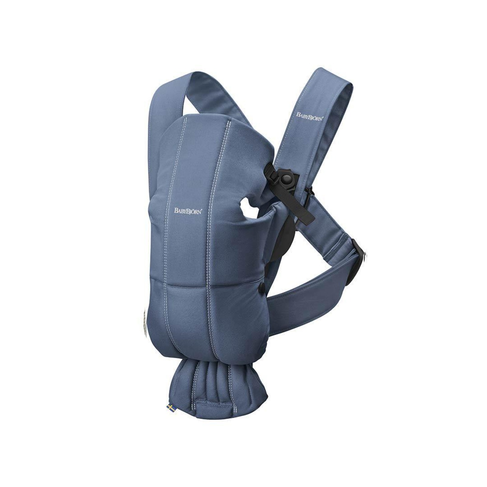 Baby Bjorn Baby Carrier MINI, Cotton (Vintage Indigo) NTUC FairPrice