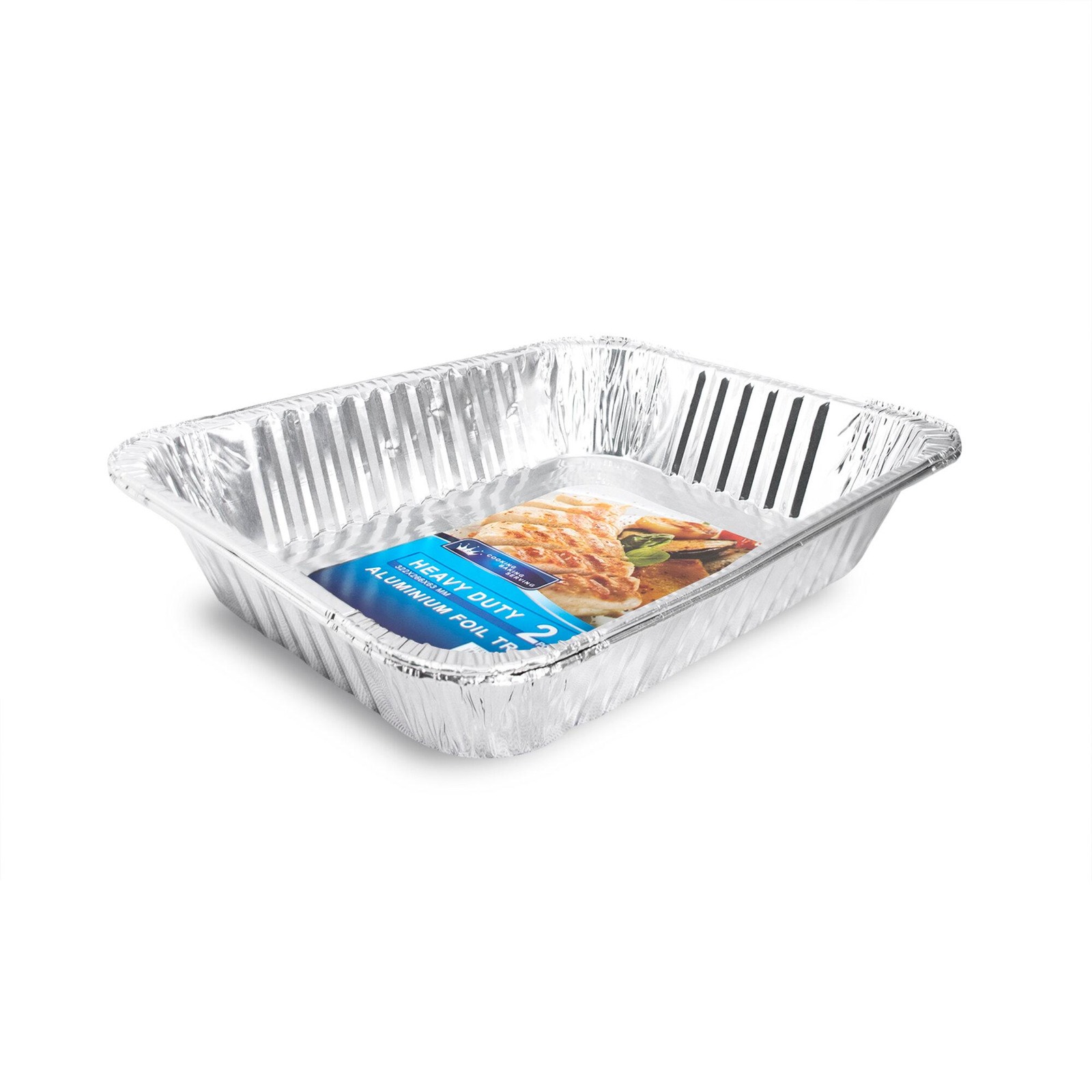 HOUZE Medium Aluminium Foil Tray (Set of 2)