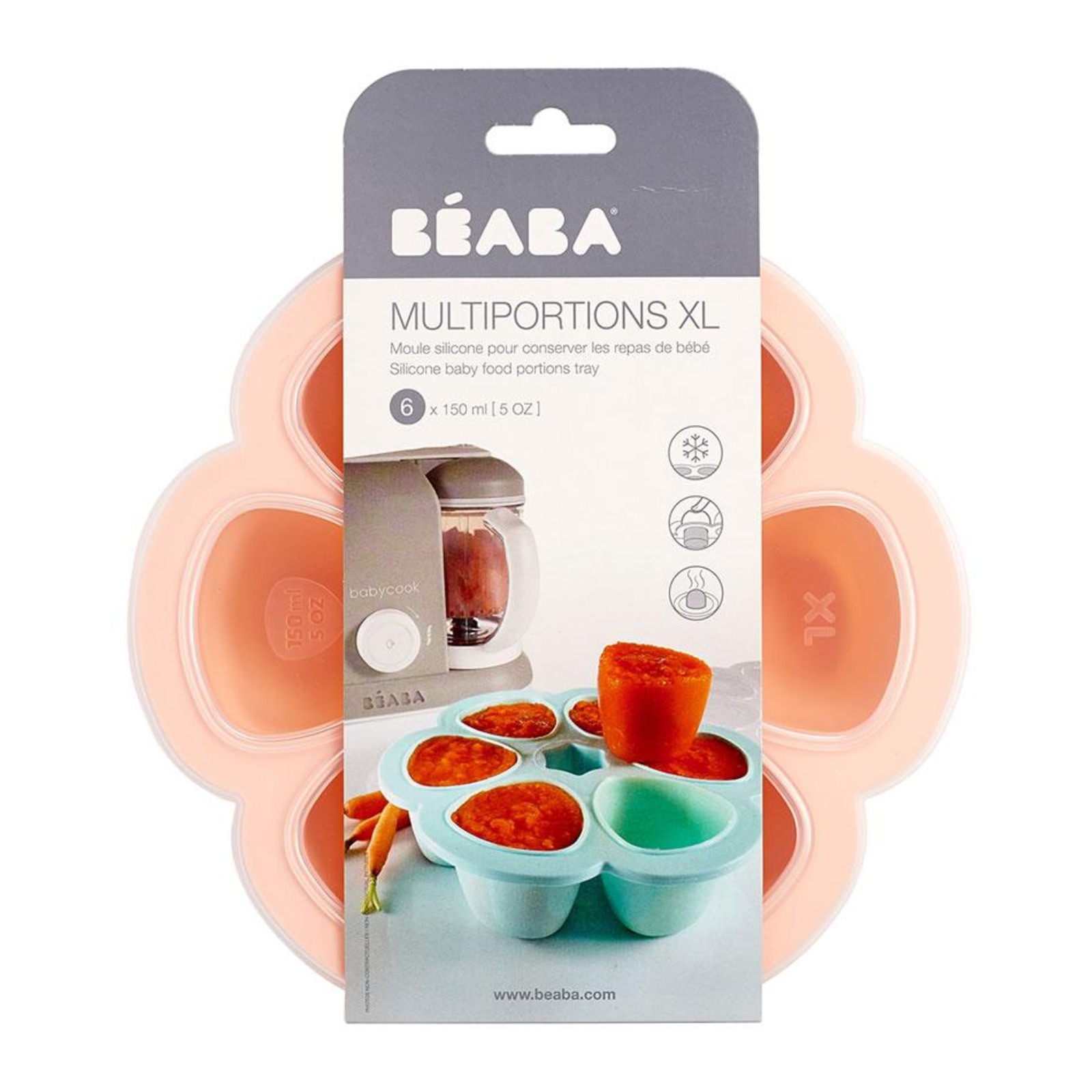 Beaba Silicone Multi Portions 6 X 150ml Pink Ntuc Fairprice