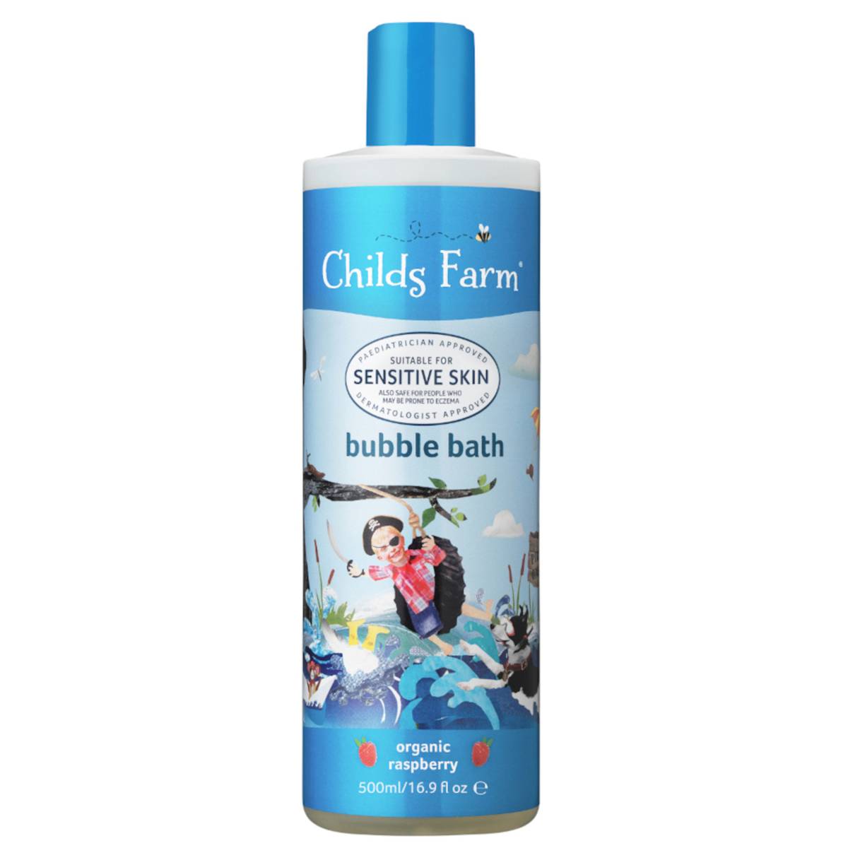 Childs Farm Bubble Bath Organic Raspberry 500ml NTUC FairPrice