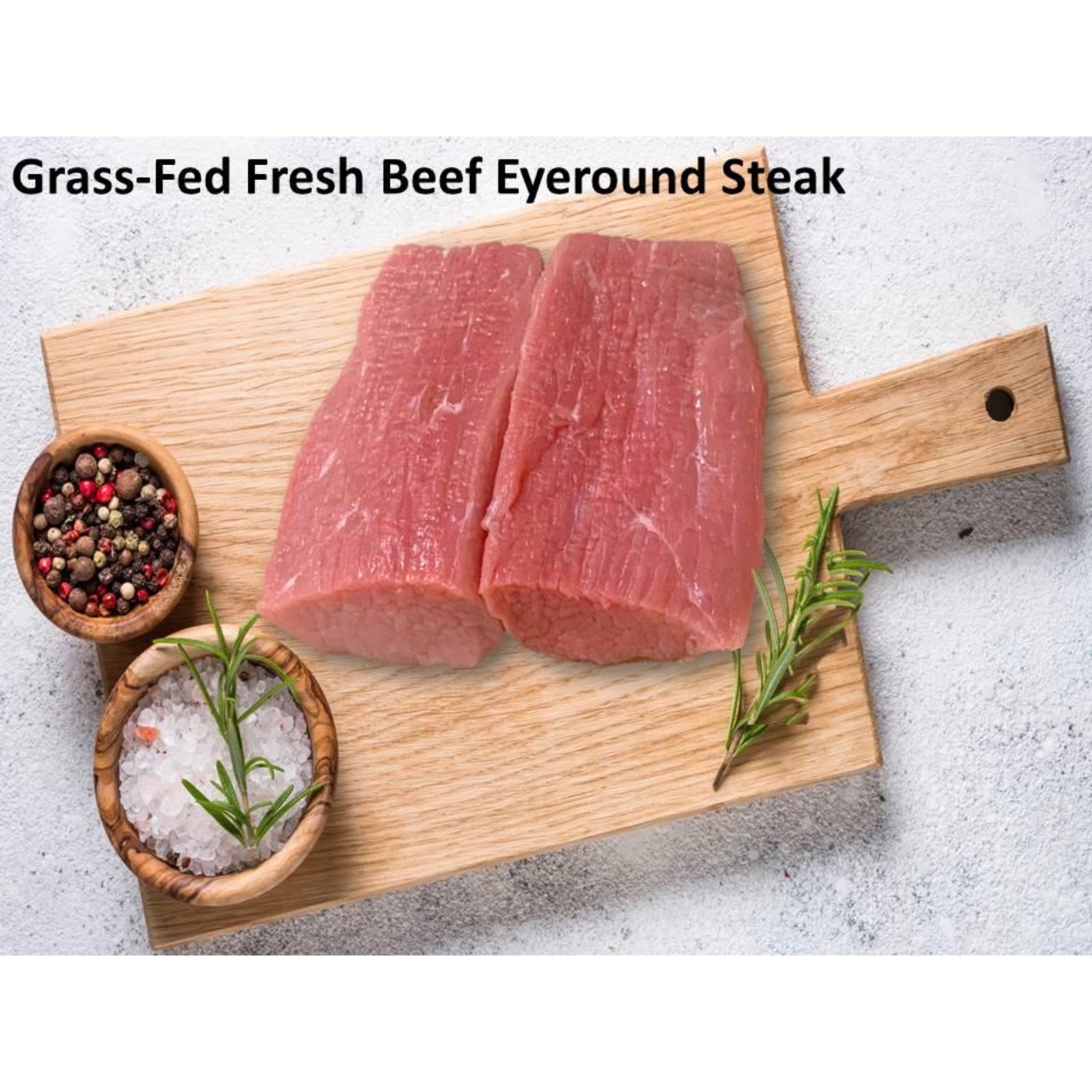 Qmeat Beef Eye Round Steak Halal NTUC FairPrice
