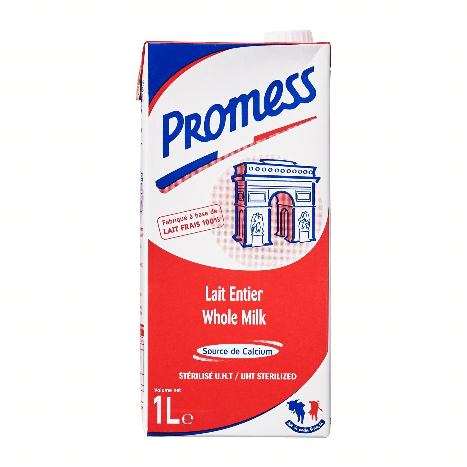 Promess Fresh UHT French Milk Full Cream NTUC FairPrice