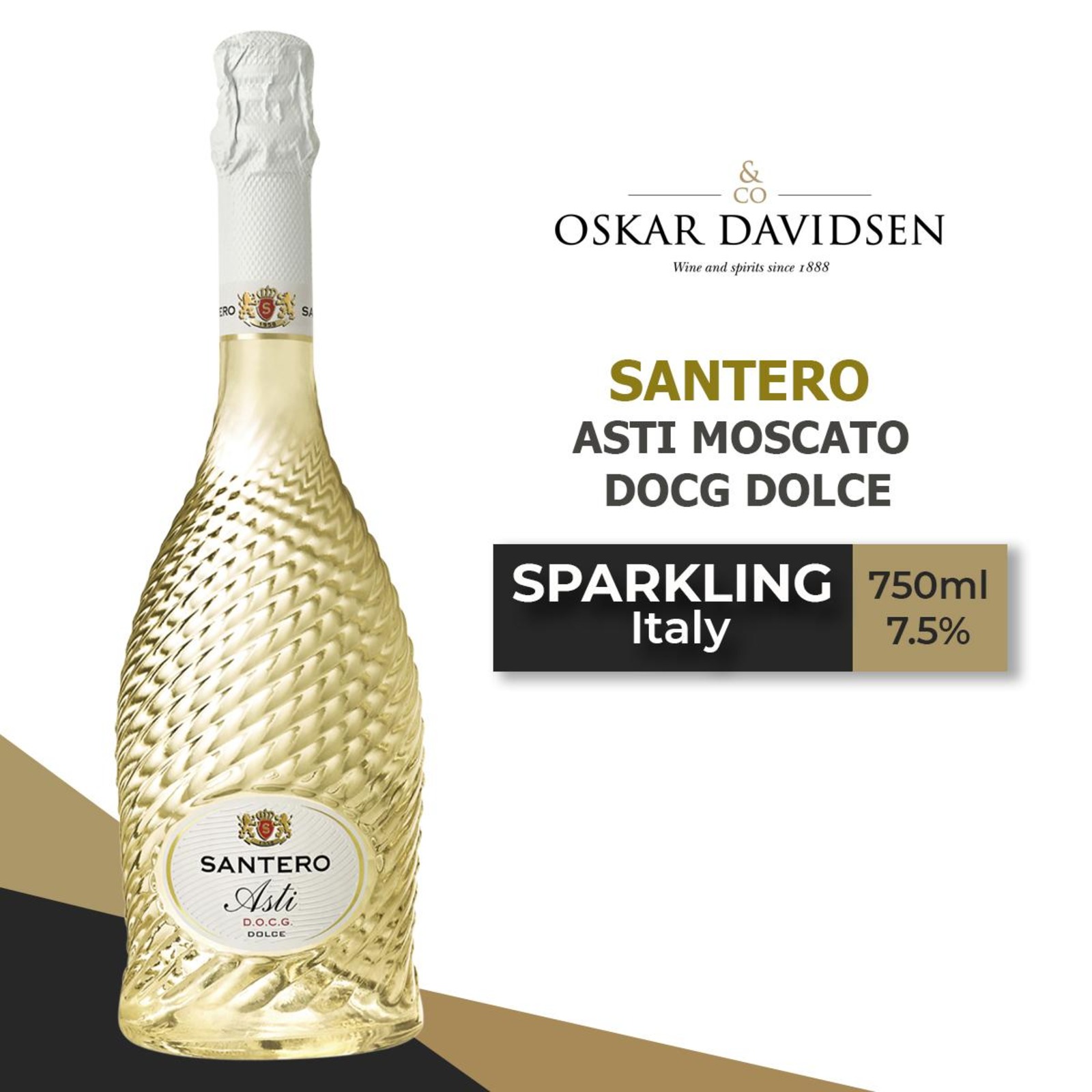Santero Asti Moscato DOCG dolce (Sparkling) 7.5 NTUC FairPrice