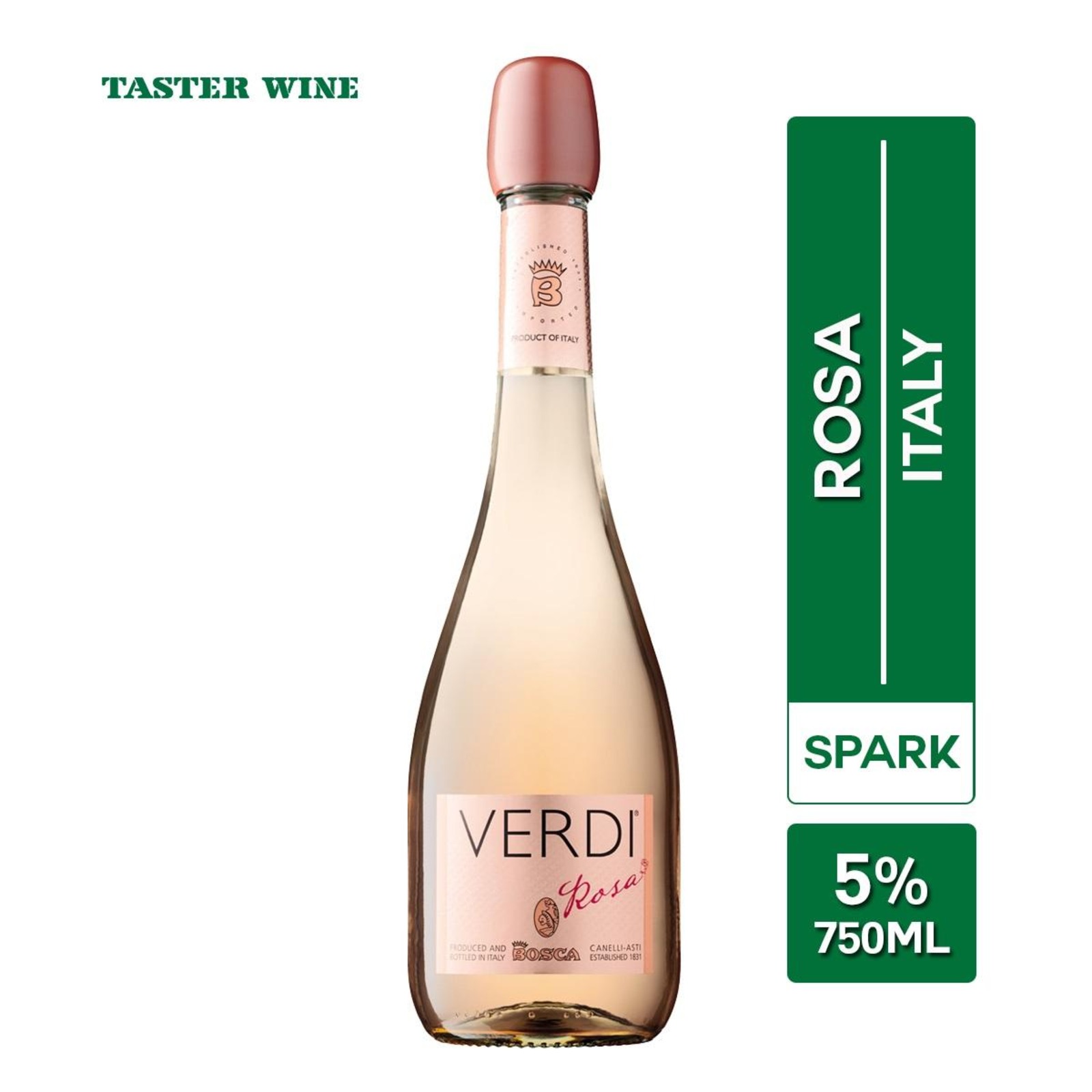Taster Wine Verdi Rosa Sparkling NTUC FairPrice