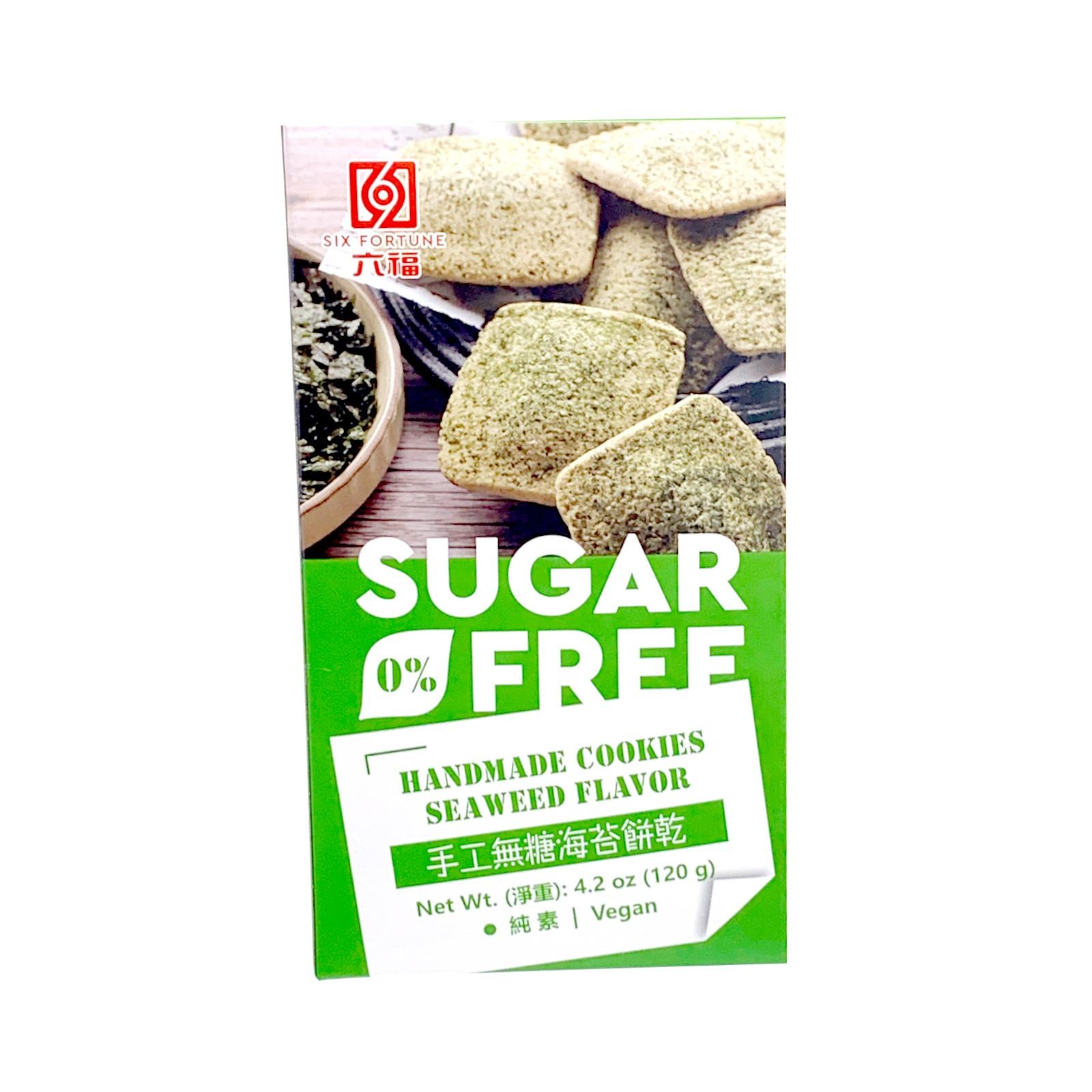 SIX FORTUNE Sugar Free CookiesSeaweed NTUC FairPrice