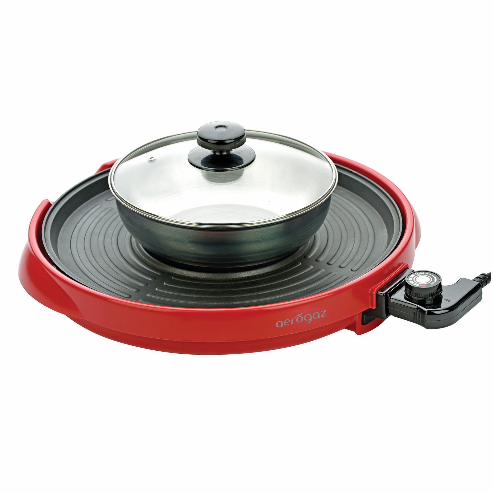 Aerogaz AZ3048SG Teppan Shabu BBQ Grill Hot Pot NTUC FairPrice