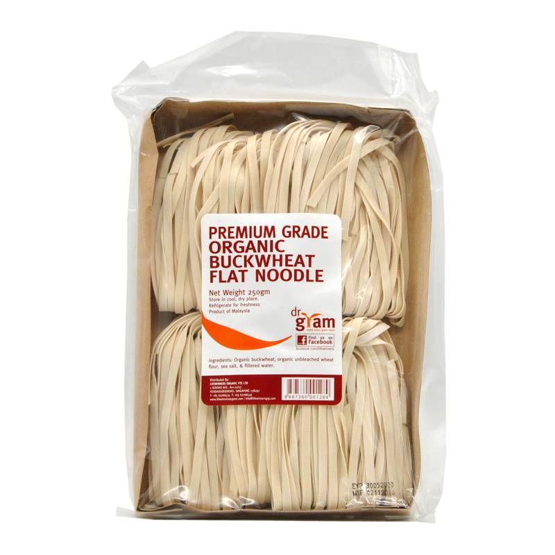 Dr Gram Organic Buckwheat Flat Noodle NTUC FairPrice