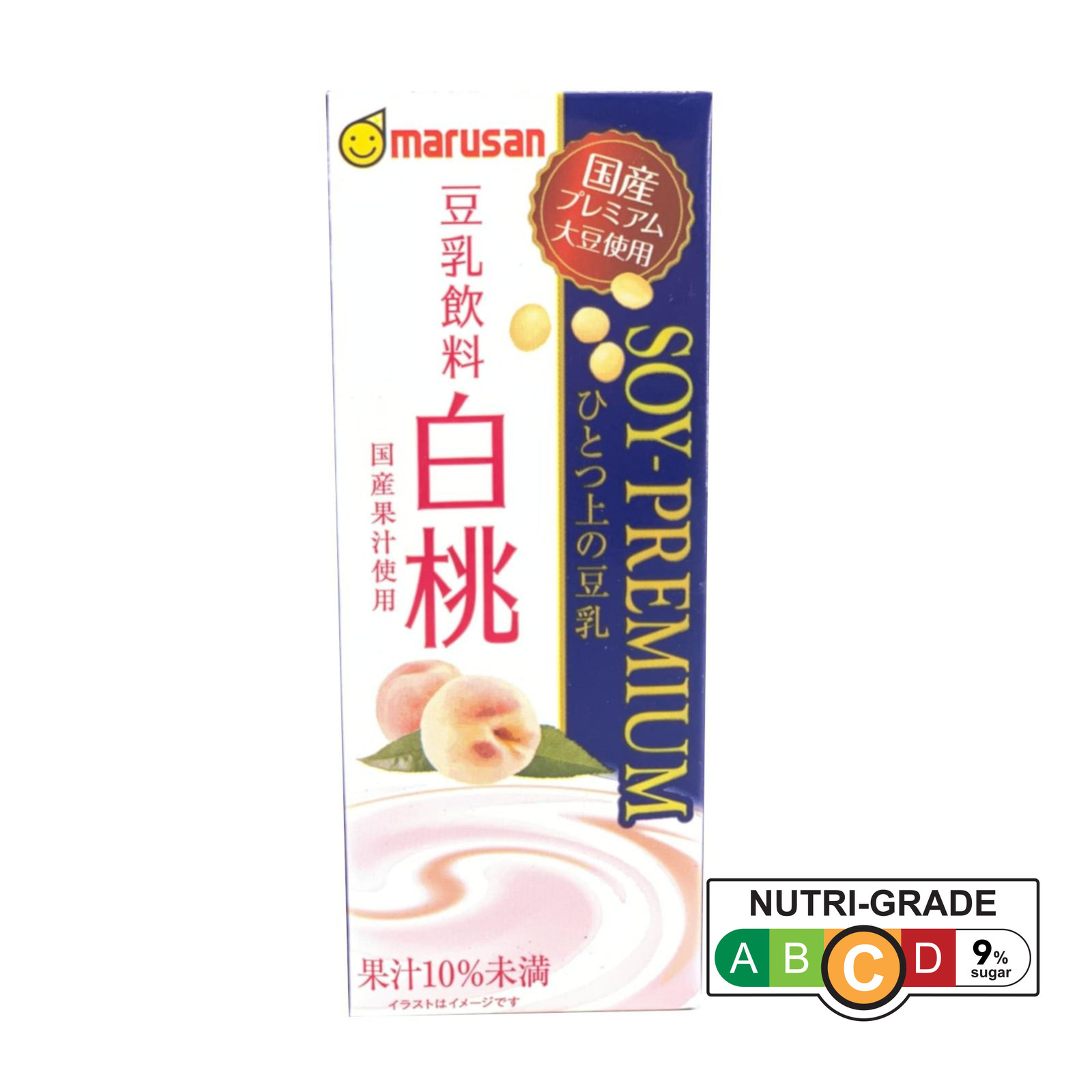 Marusan Premium Peach Soy Milk NTUC FairPrice