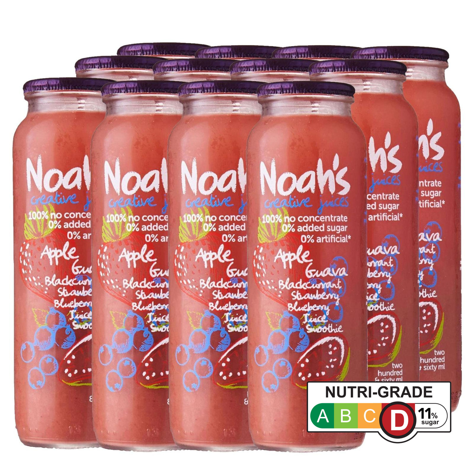 Noah's Apple Guava Blackcurrant Strawberry Juice NTUC FairPrice