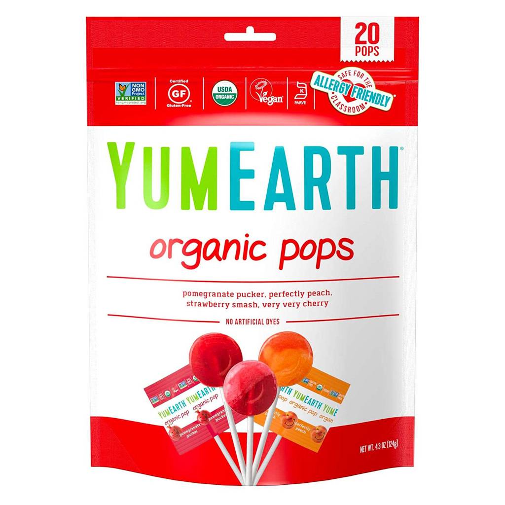 Yum Earth Organic Lollipops 20+ NTUC FairPrice