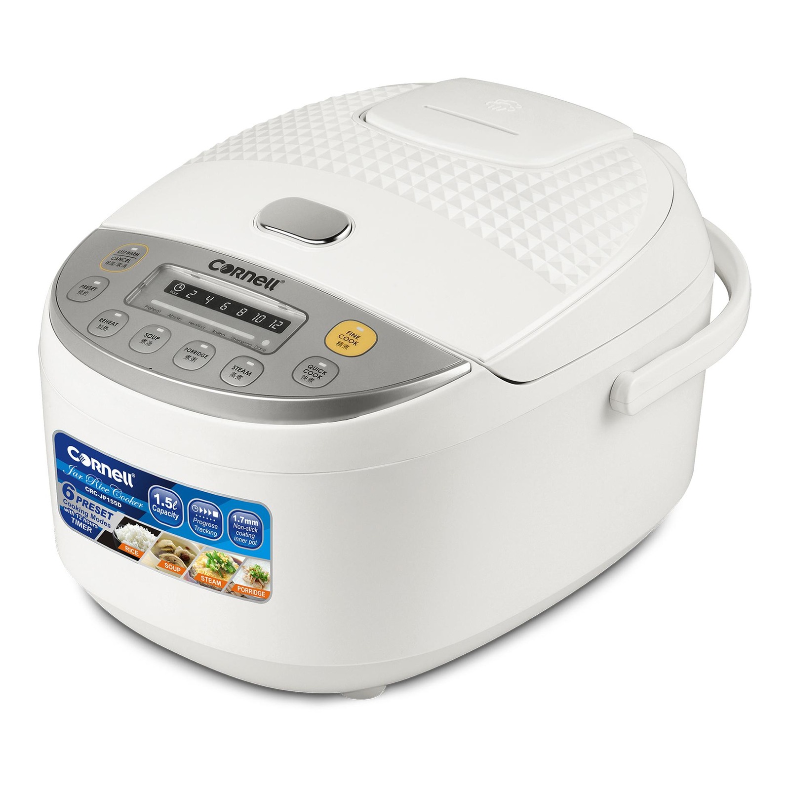 Cornell Digital Rice Cooker 1.5L NTUC FairPrice