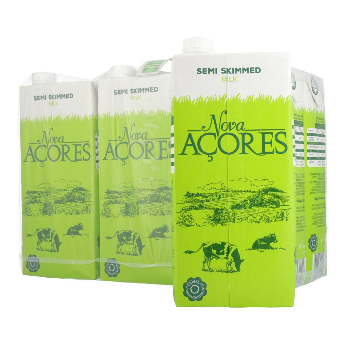 Nova Acores Semi Skimmed Low Fat Uht Free Range Cow S Milk Ntuc Fairprice