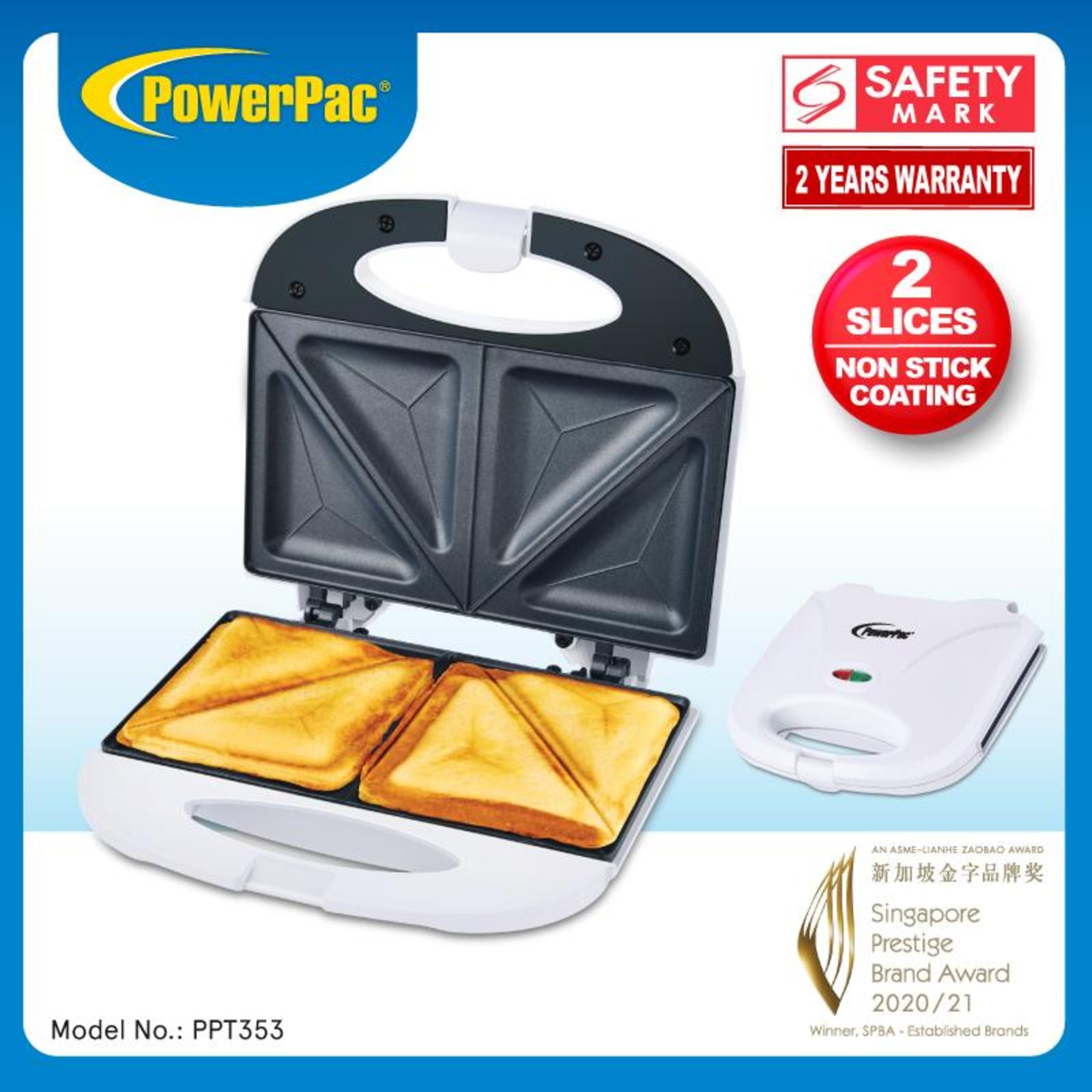powerpac waffle maker