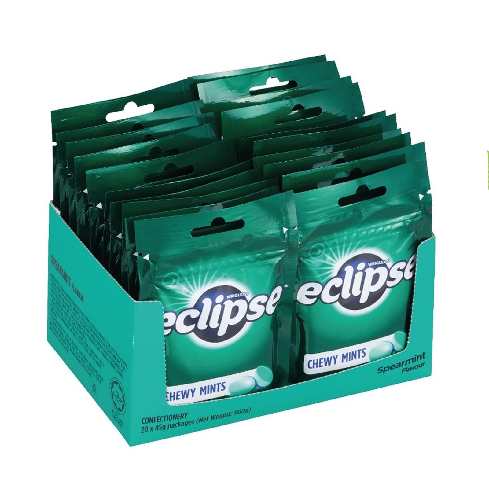 Eclipse Chewy Mints Packet Spearmint (Box) NTUC FairPrice