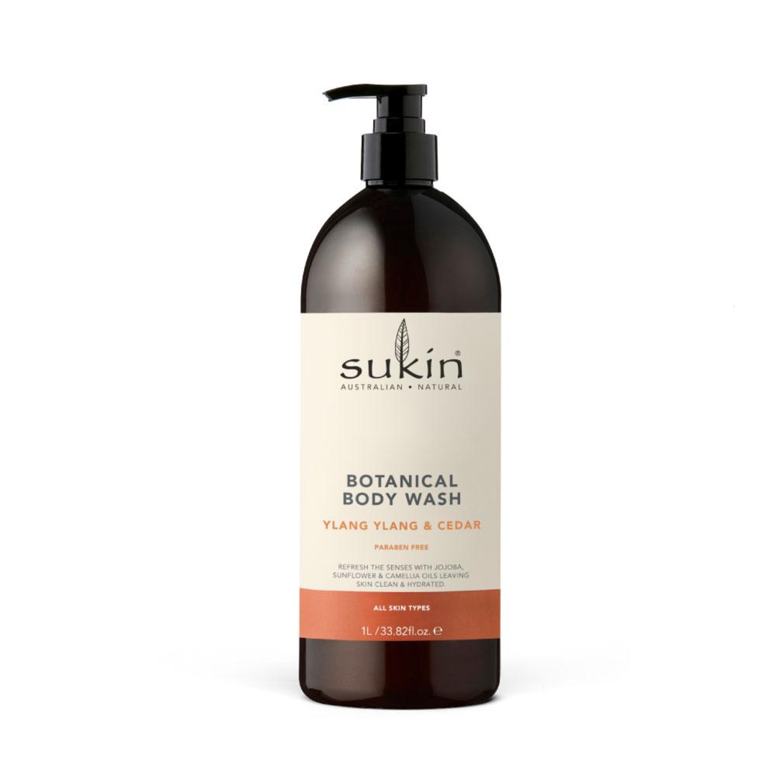 SUKIN Botanical Body Wash Ylang Ylang & Cedar NTUC FairPrice