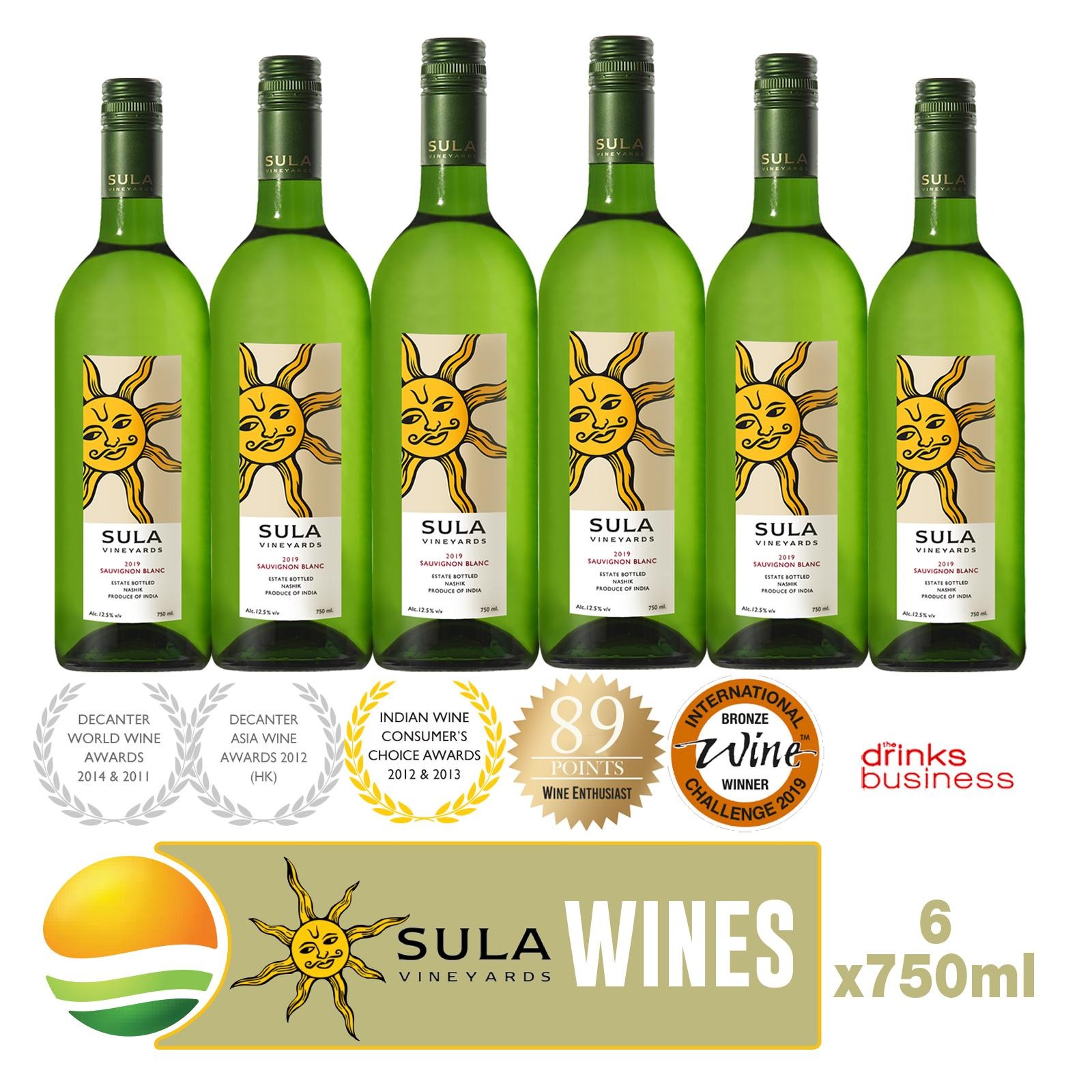 Sula Sauvignon Blanc White Wine Case By Sonnamera NTUC FairPrice