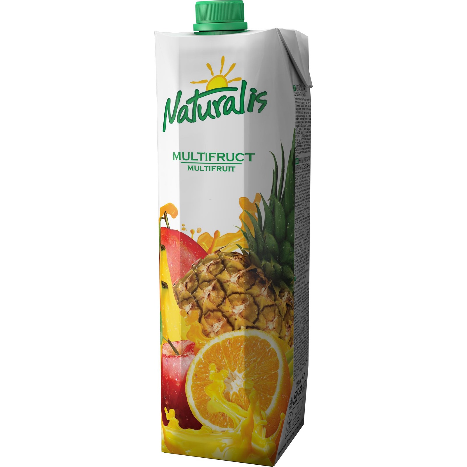 Сок naturalis, мультифрукт, tetrapak 1л (4840022006347)