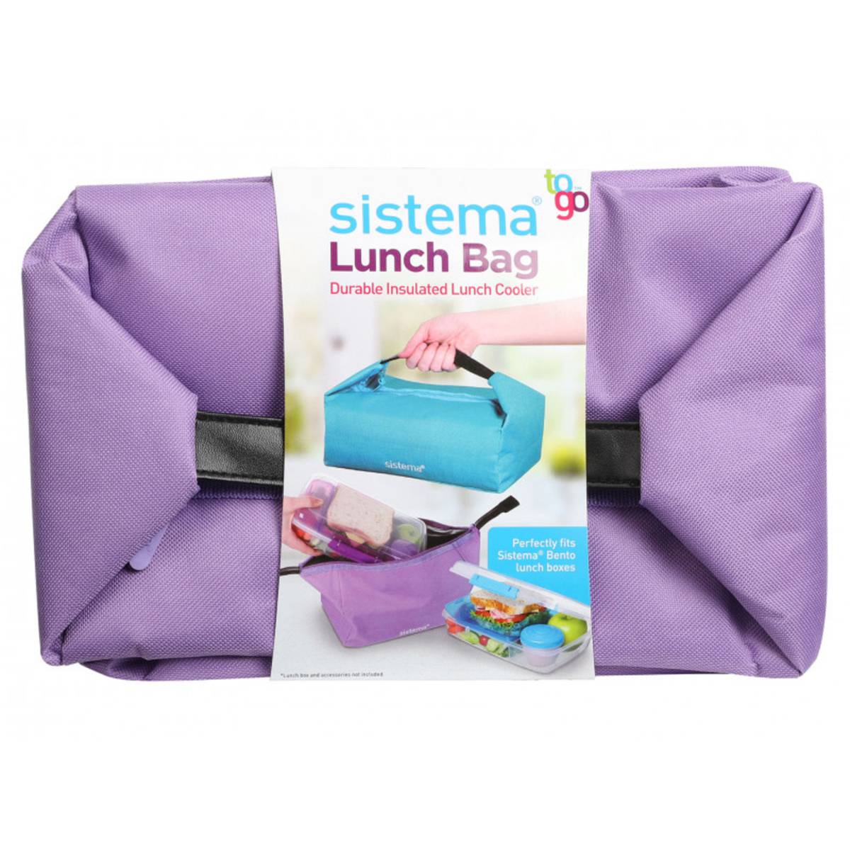 SISTEMA Bento Lunch Bag To Go (Lilac) NTUC FairPrice