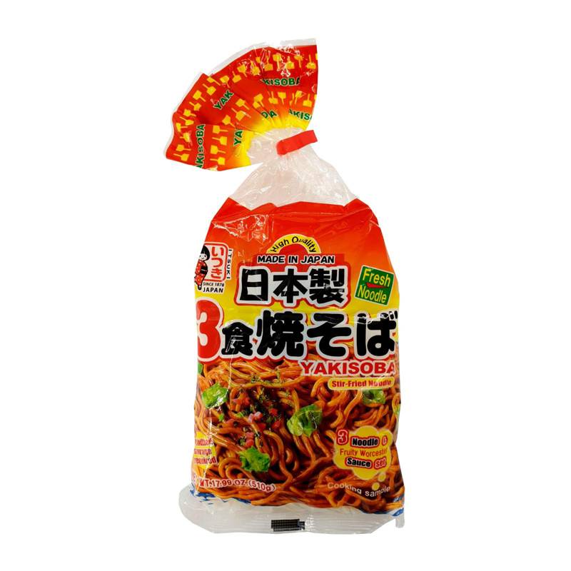 Itsuki Fresh Yakisoba Noodles With Sauce NTUC FairPrice