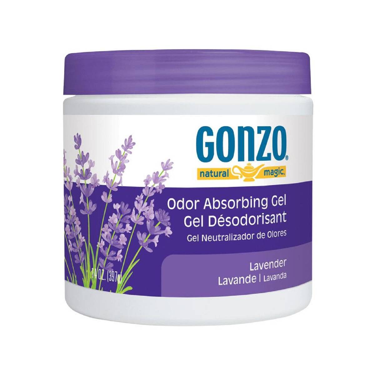 Gonzo Odor Absorbing Gel Lavender NTUC FairPrice