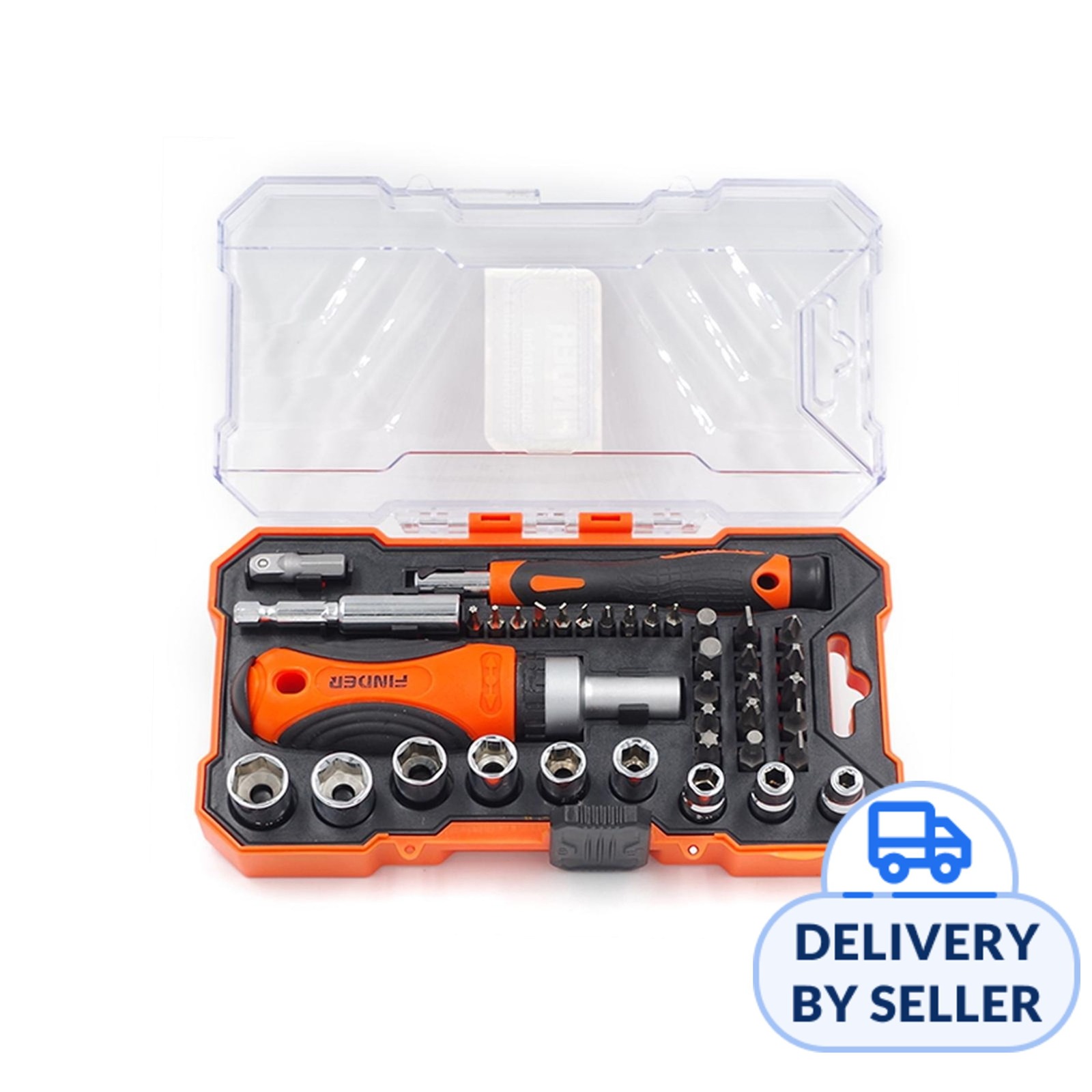 FINDER 38pcs Ratchet Screwdrver & Bits Set NTUC FairPrice