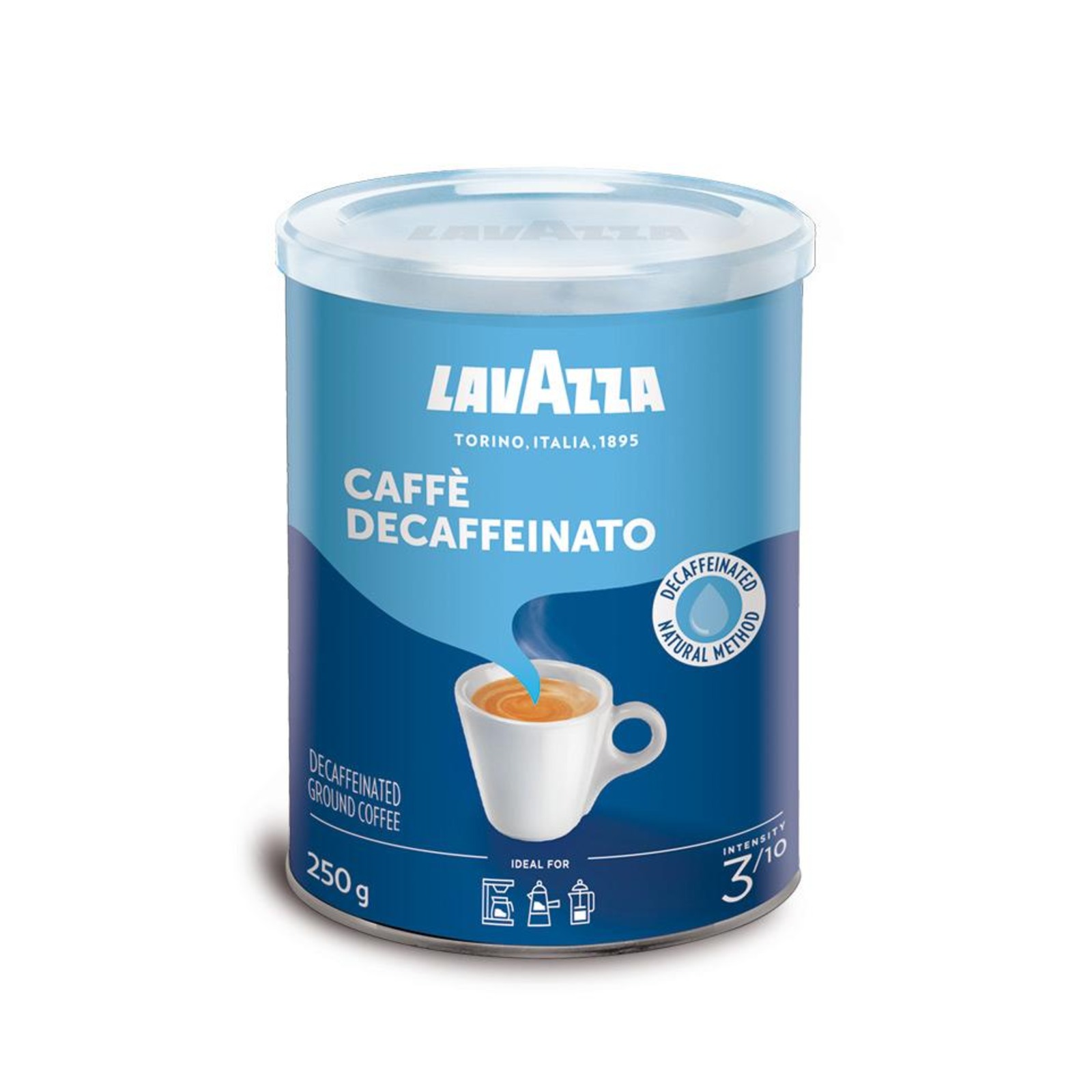 Lavazza Caffe Decaffeinato Ground Coffee in Tin | NTUC FairPrice