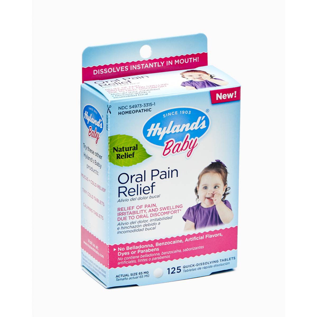 Hylands Baby Oral Pain Relief Tablets NTUC FairPrice