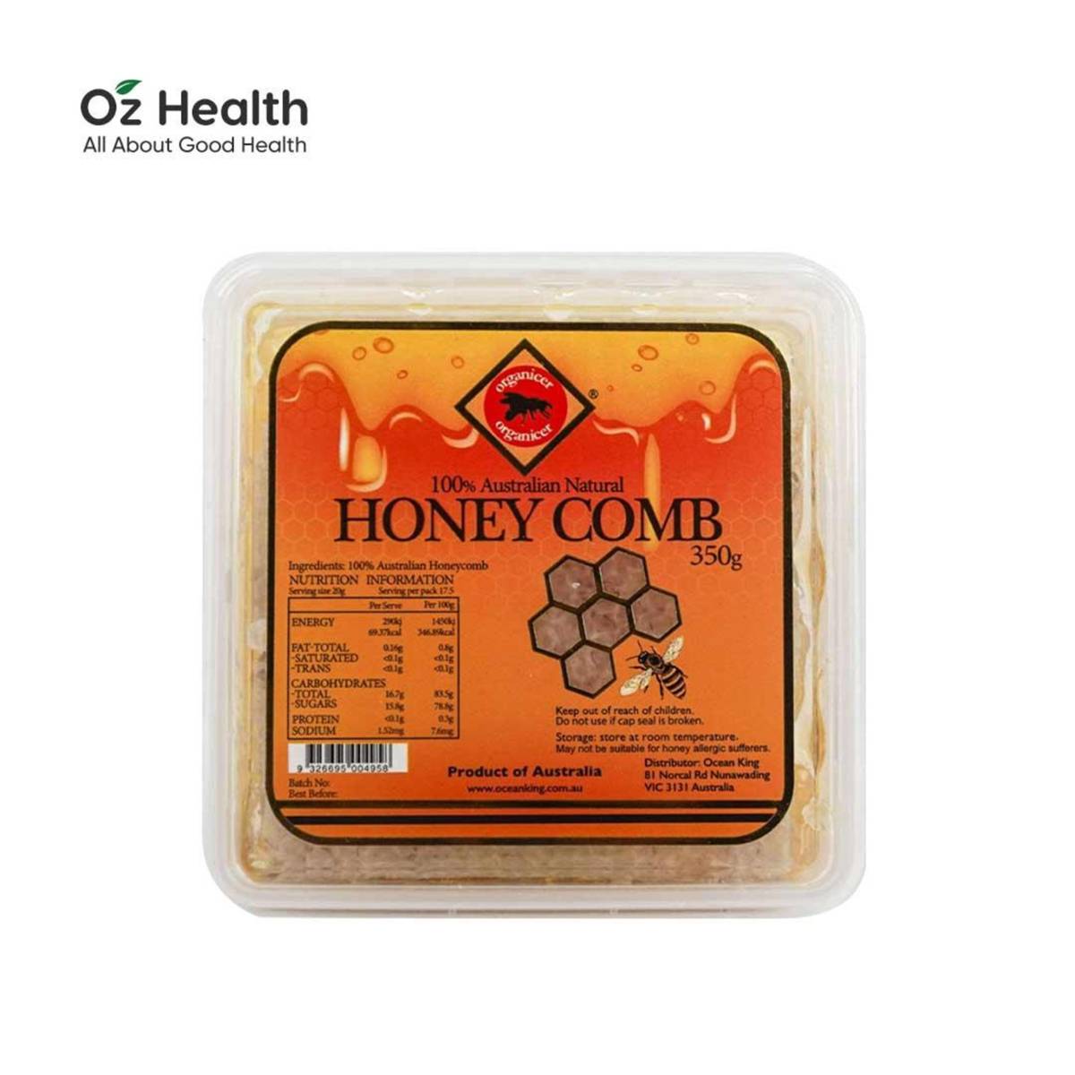 Organicer Australian Honey Comb 350G