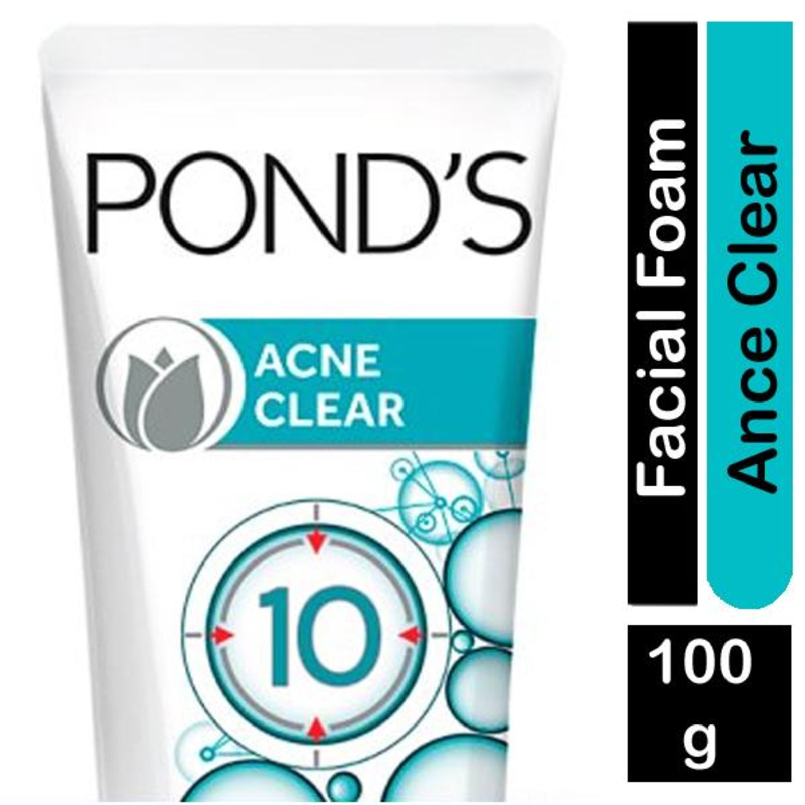 ponds acne clear facial foam