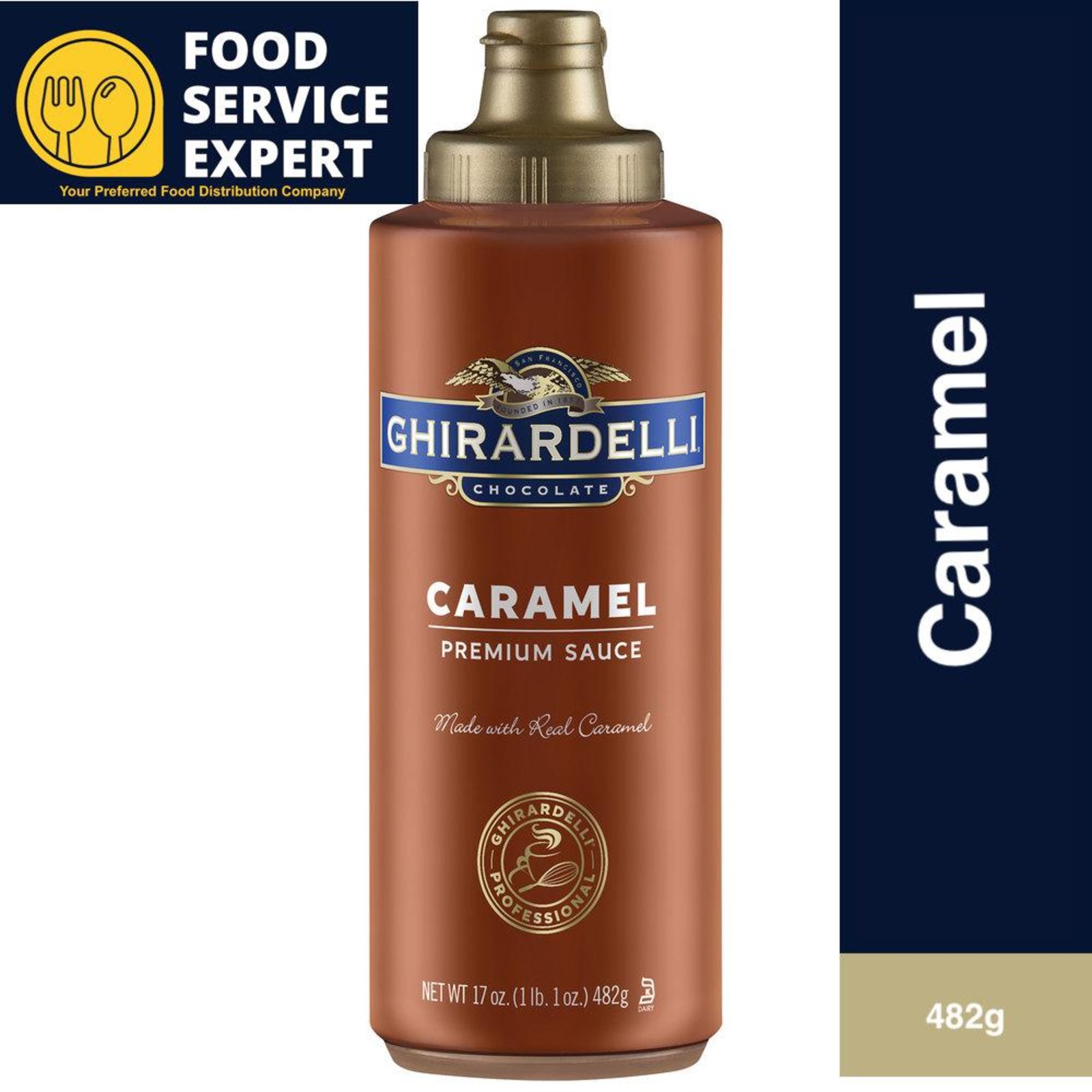 Ghirardelli Caramel Sauce Squeeze Bottle NTUC FairPrice