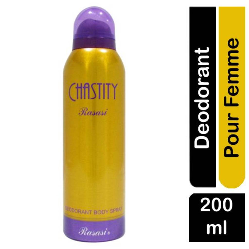 Rasasi CHASTITY POUR FEMME Deodorant Body Spray for WOMEN NTUC FairPrice