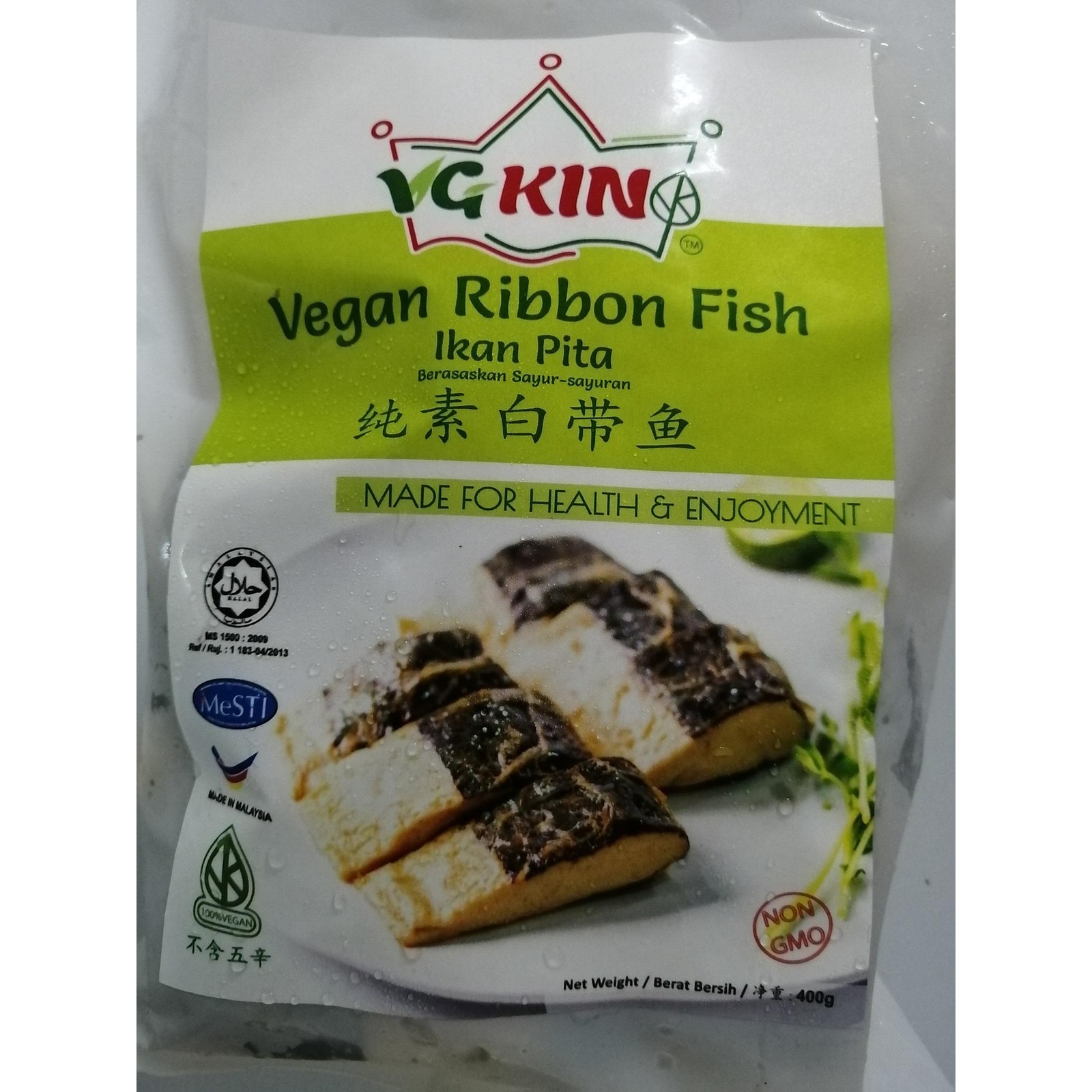 VG King VG King Vegetarian Ribbon Fish 400 G NTUC FairPrice