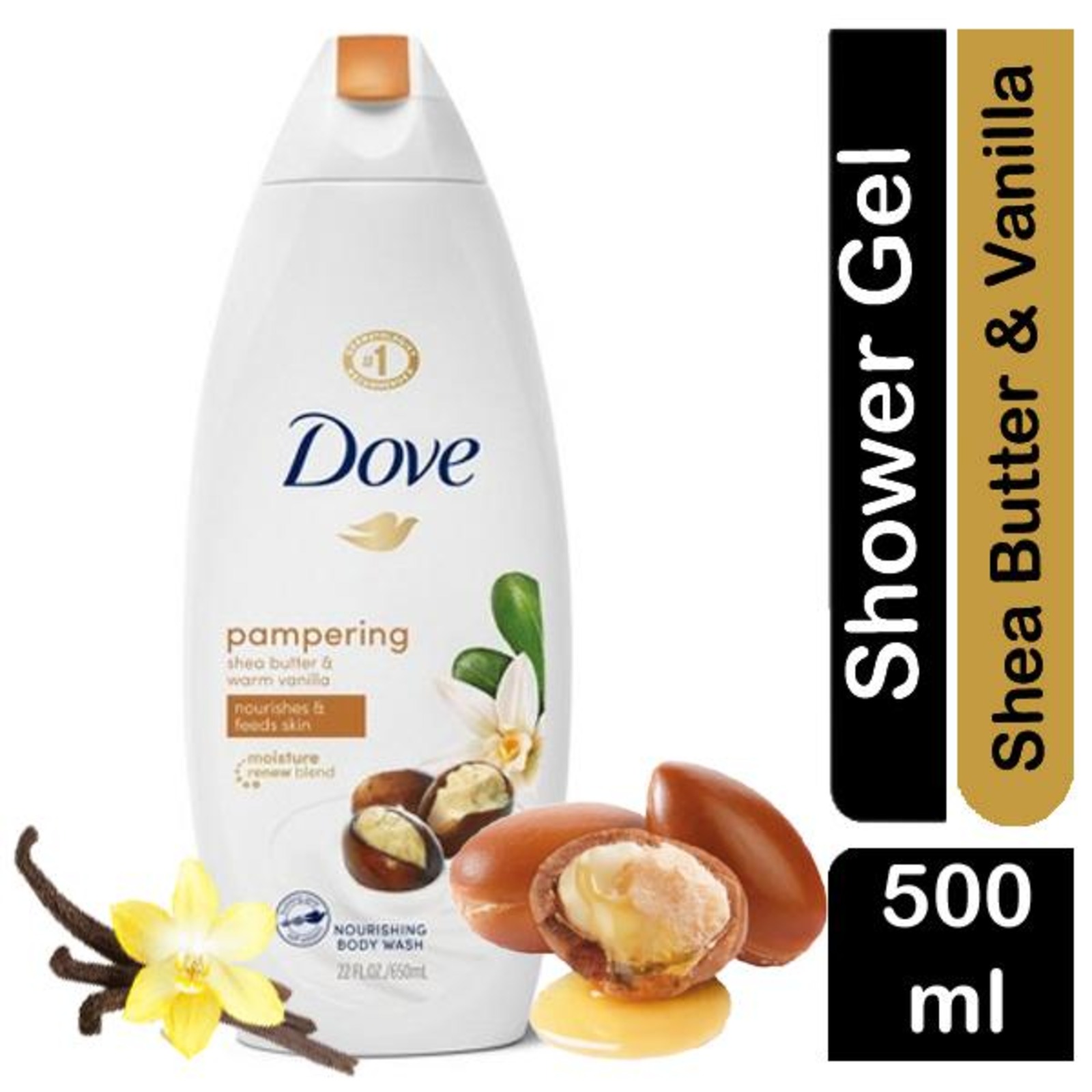 Dove Shea Butter & Warm Vanilla Moisturising BODY WASH NTUC FairPrice