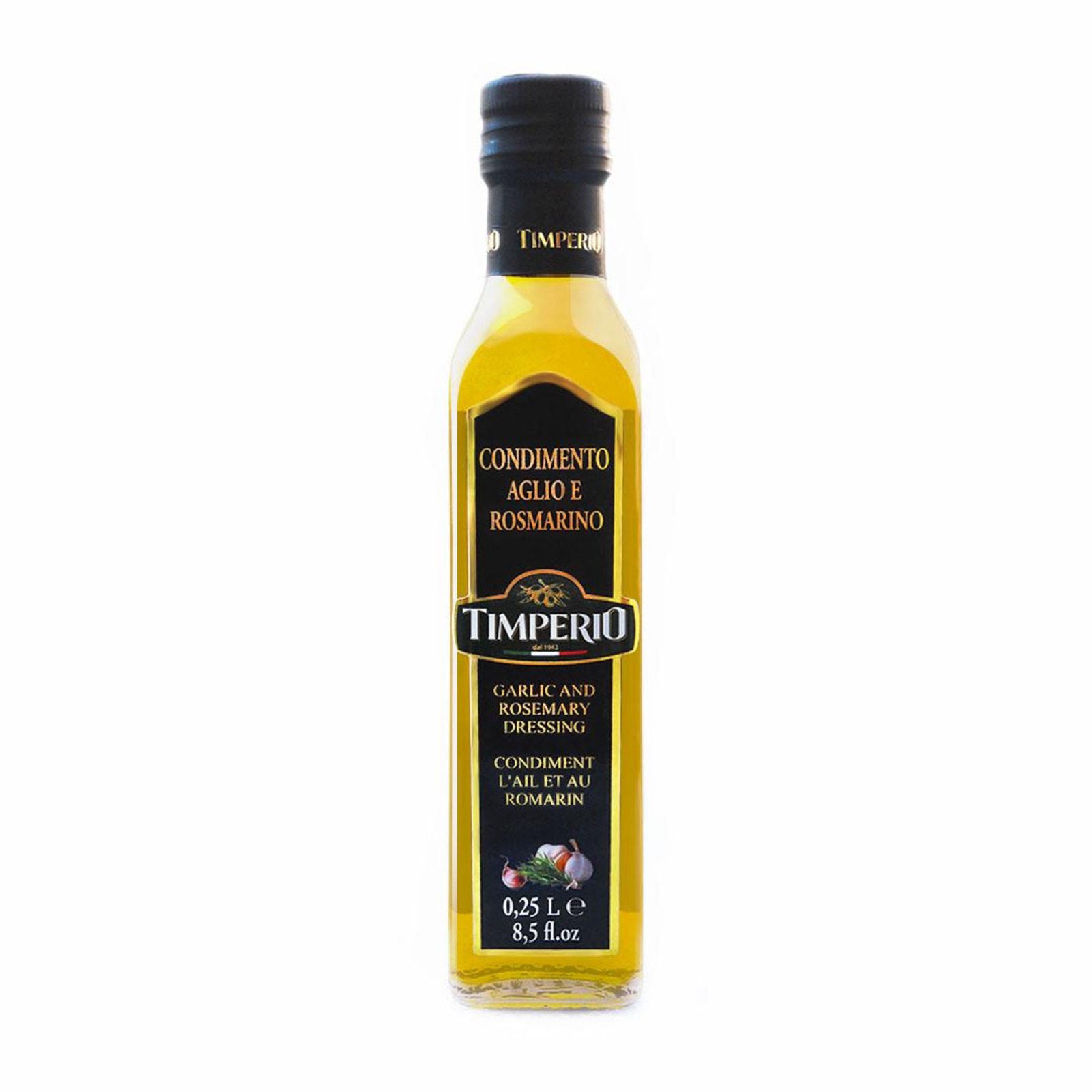 Timperio Garlic & Rosemary flavored extra virgin olive oil NTUC FairPrice