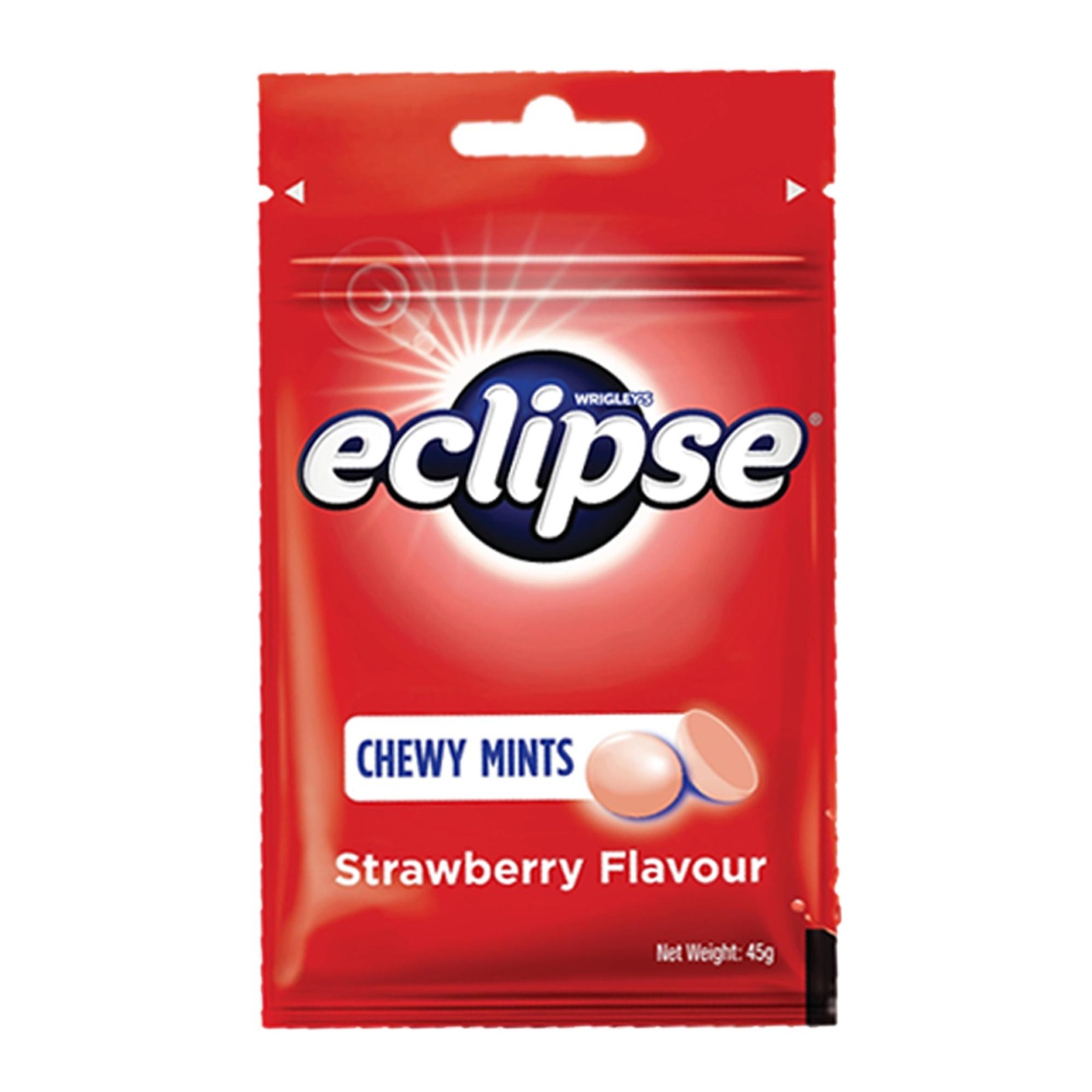 Eclipse Chewy Mints Packet Strawberry NTUC FairPrice