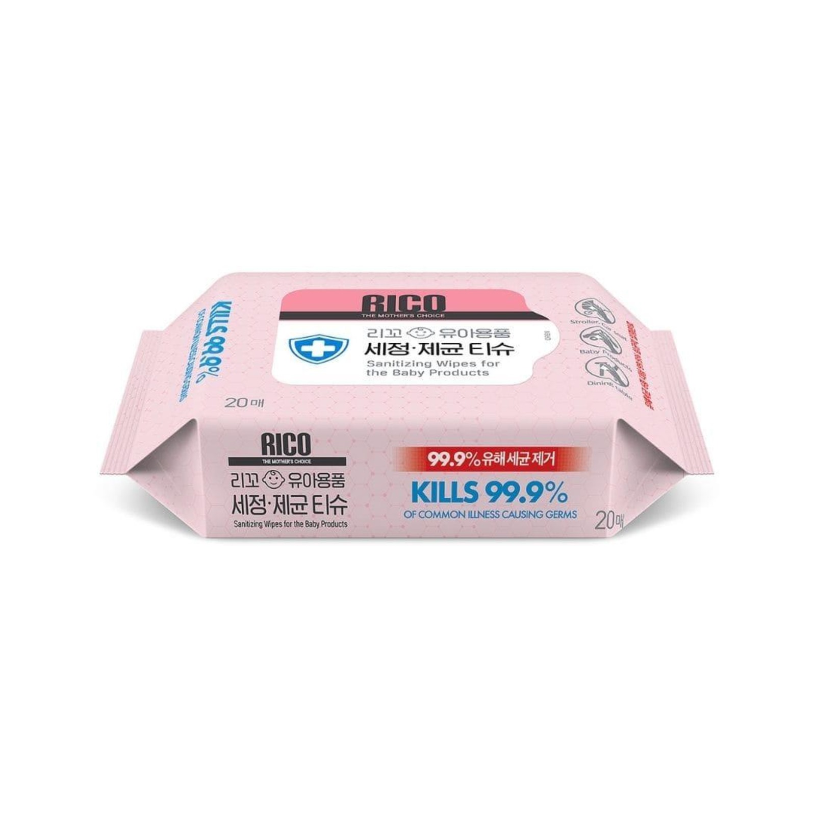 RICO ANTIBACTERIAL SANITIZING WET WIPES NTUC FairPrice