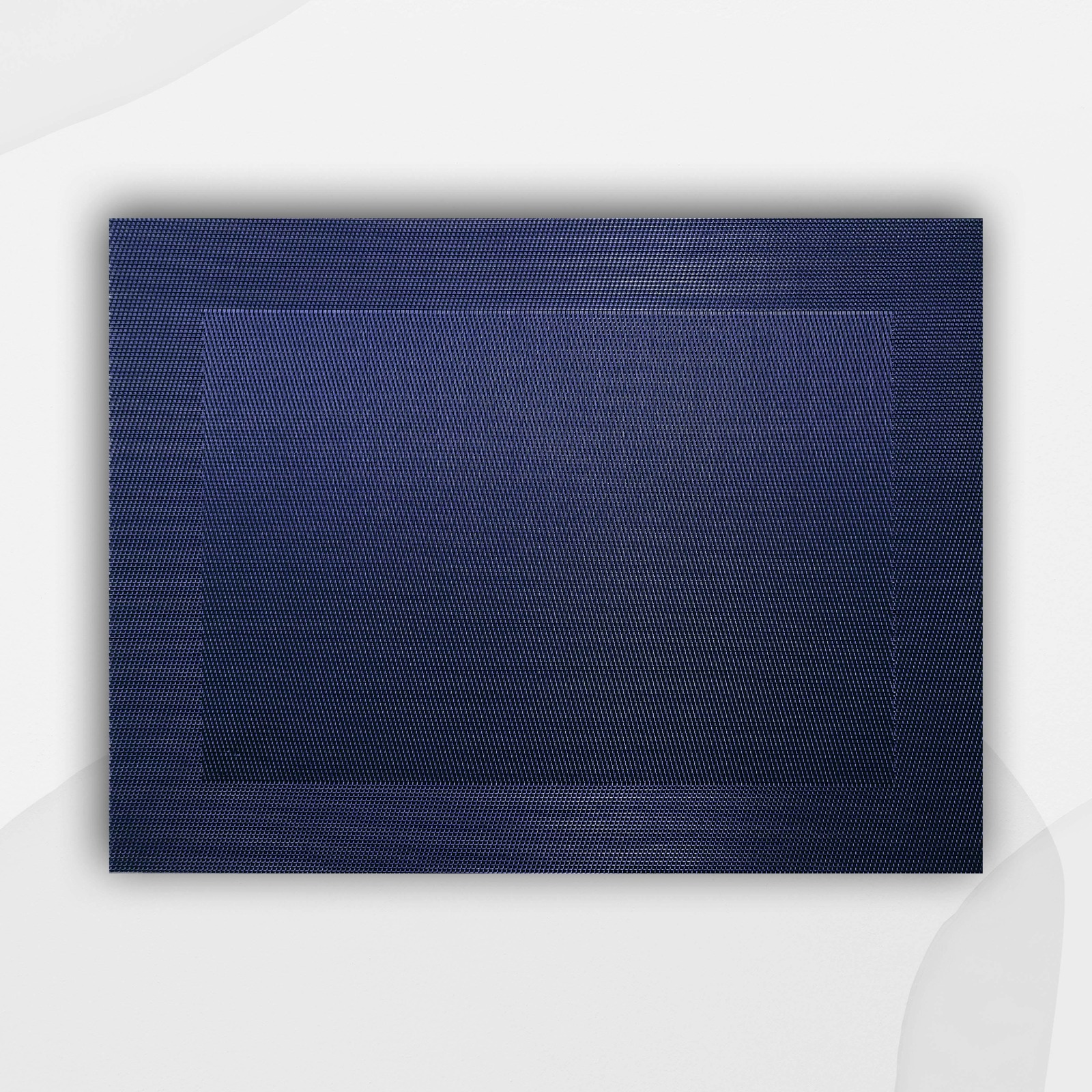 GOODLIVING BORDER Placemat Navy 33x47cm NTUC FairPrice